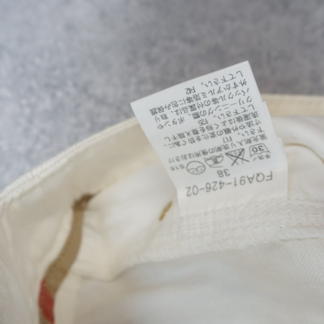 2000s Burberry London Wide Leg Linen Pants