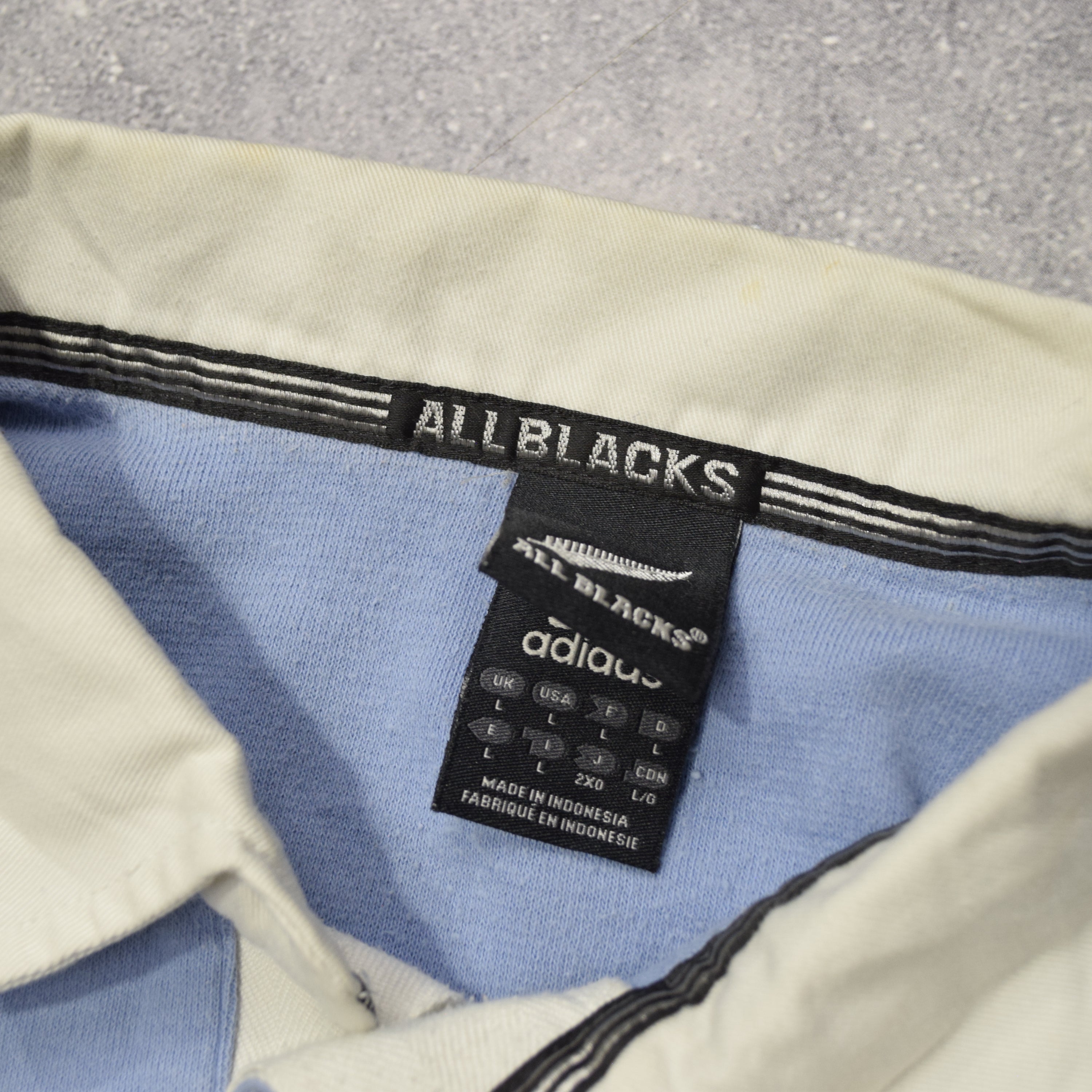 2000s Adidas All Blacks Rugby Polo
