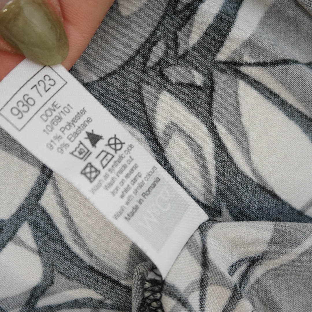 M&Co. Leaf Print Top