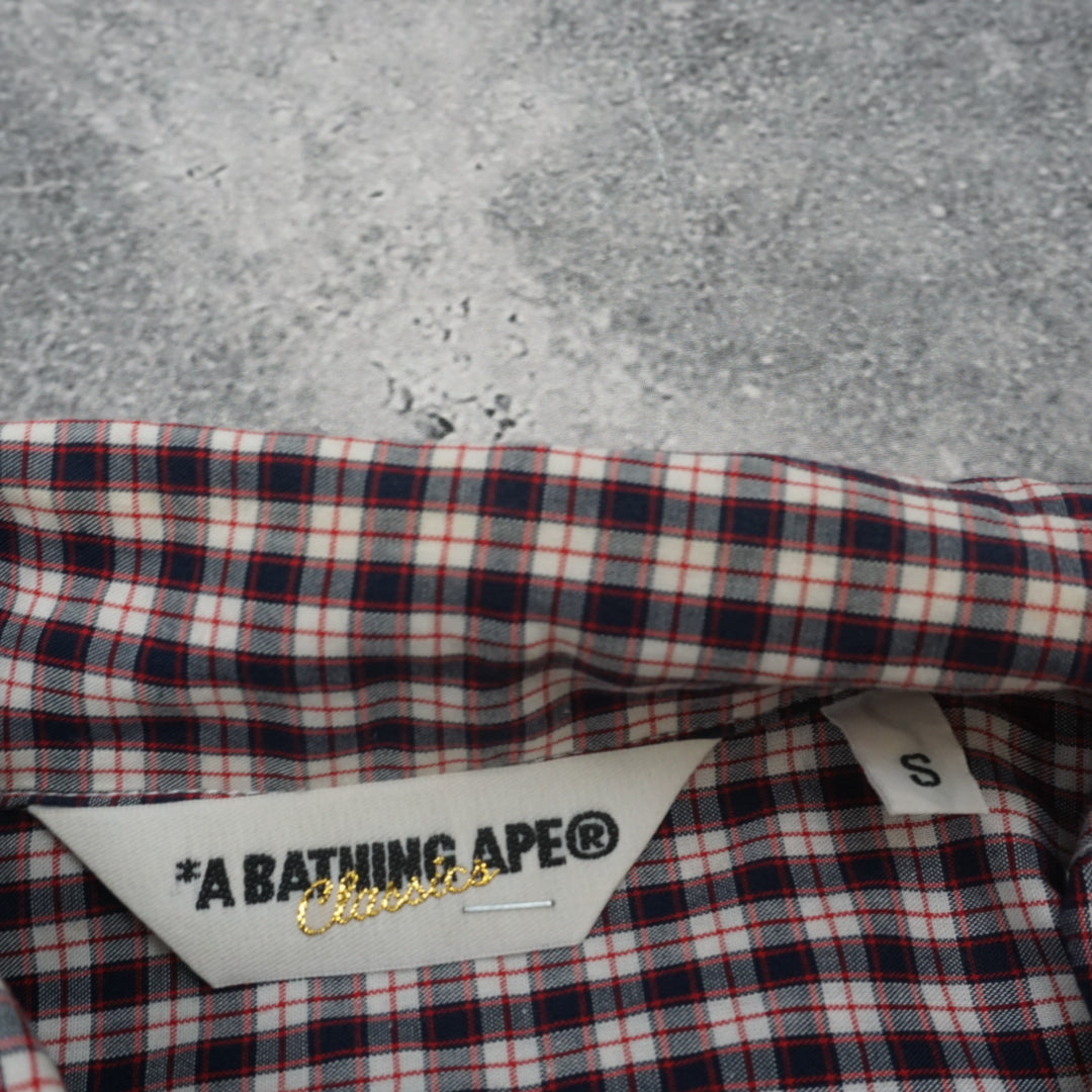 2000s A Bathing Ape Classics Plaid Short Sleeve Shirt