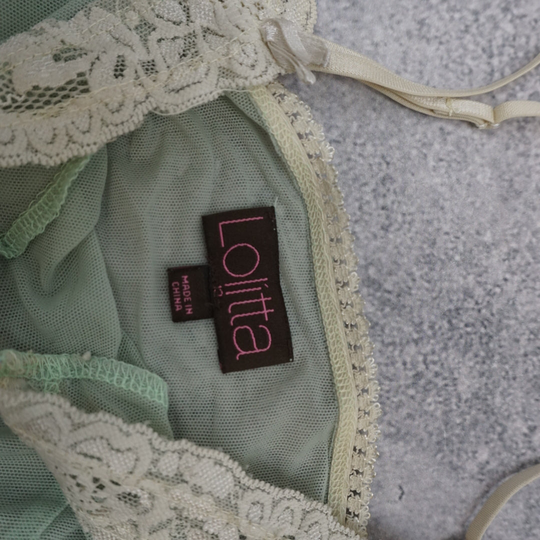2000s Lolitta Lace Trim Cami