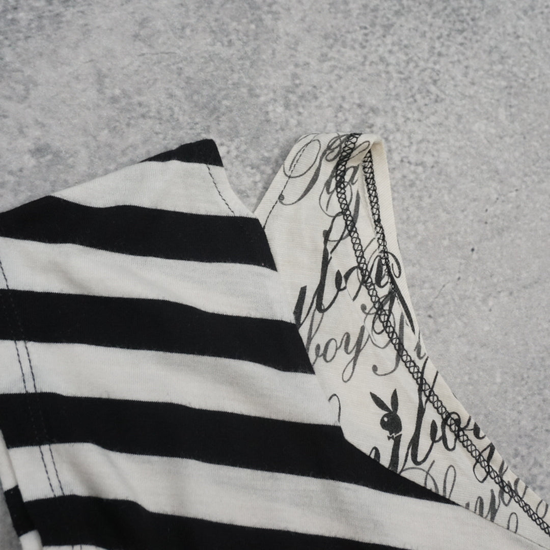 2000s Playboy Striped Top