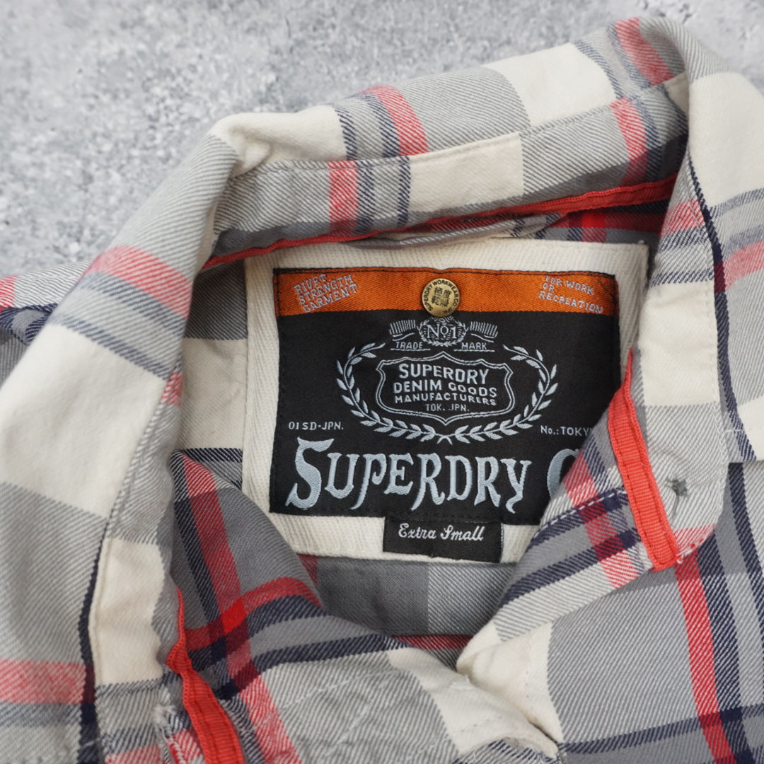 2000s Superdry Plaid Flannel Shirt