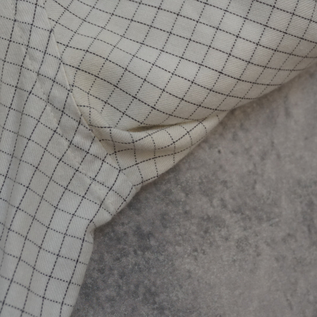Ami Grid Check Heart Shirt