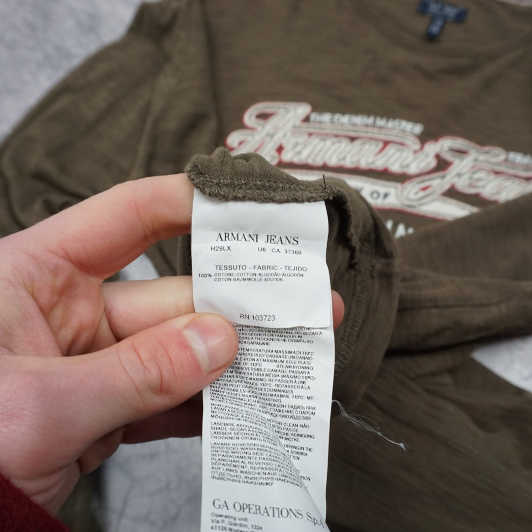 2000s Armani Jeans Long Sleeve T-Shirt