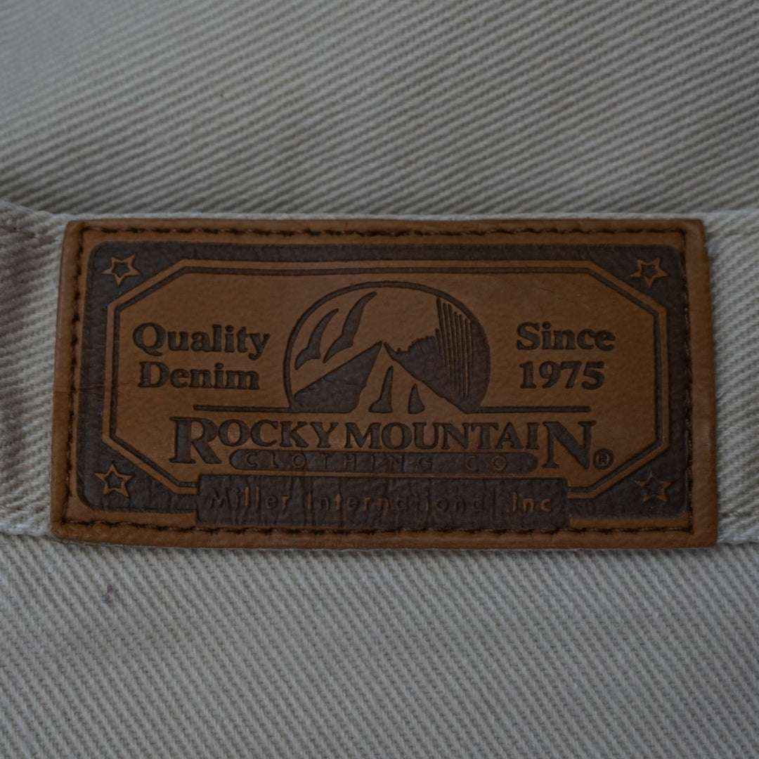 90s Rocky Mountain Clothing Co Cream Straight Leg Pants