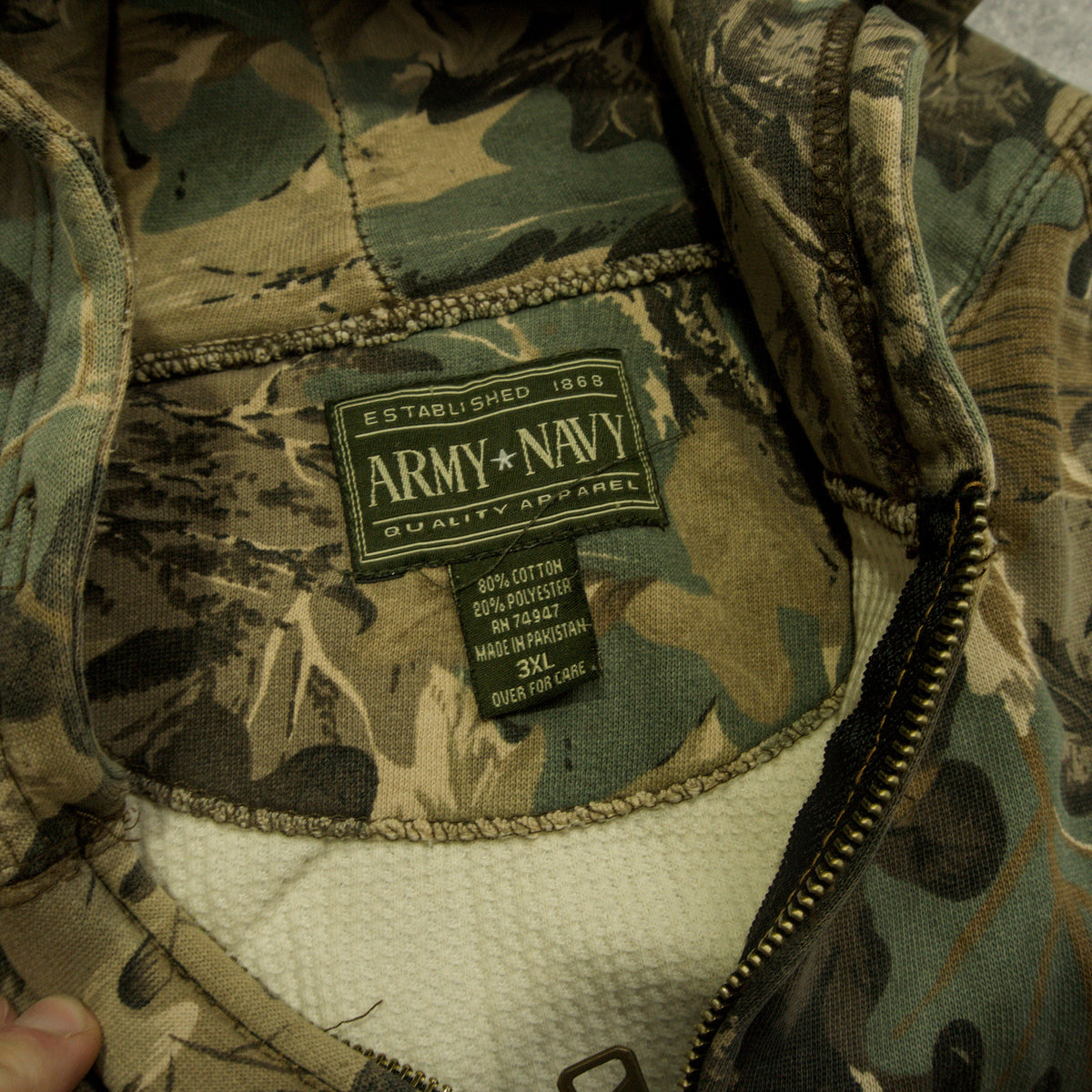 2000s Army Navy Realtree Heavyweight Hoodie