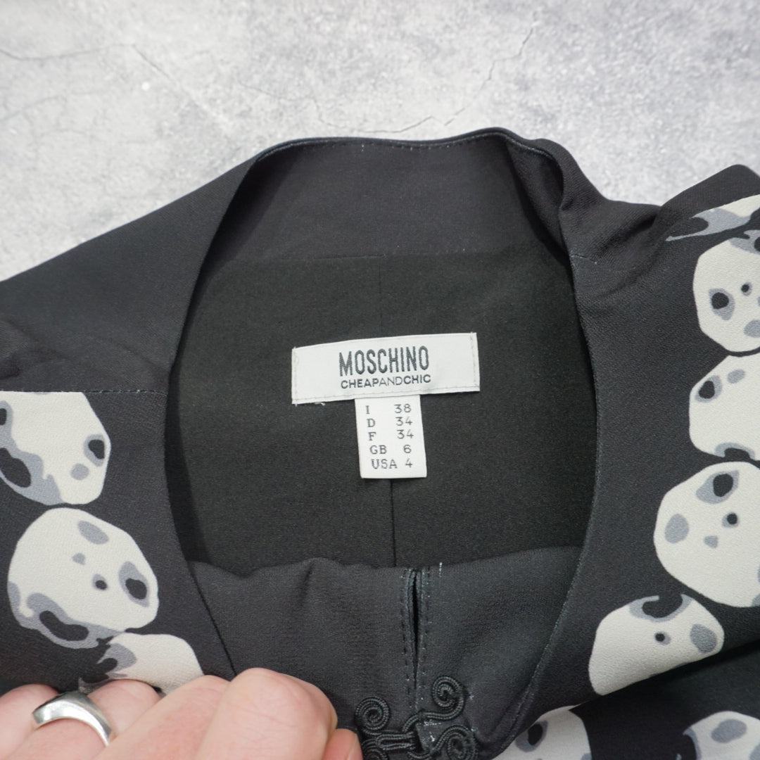 2000s Moschino Hook & Eye Clasp Blazer