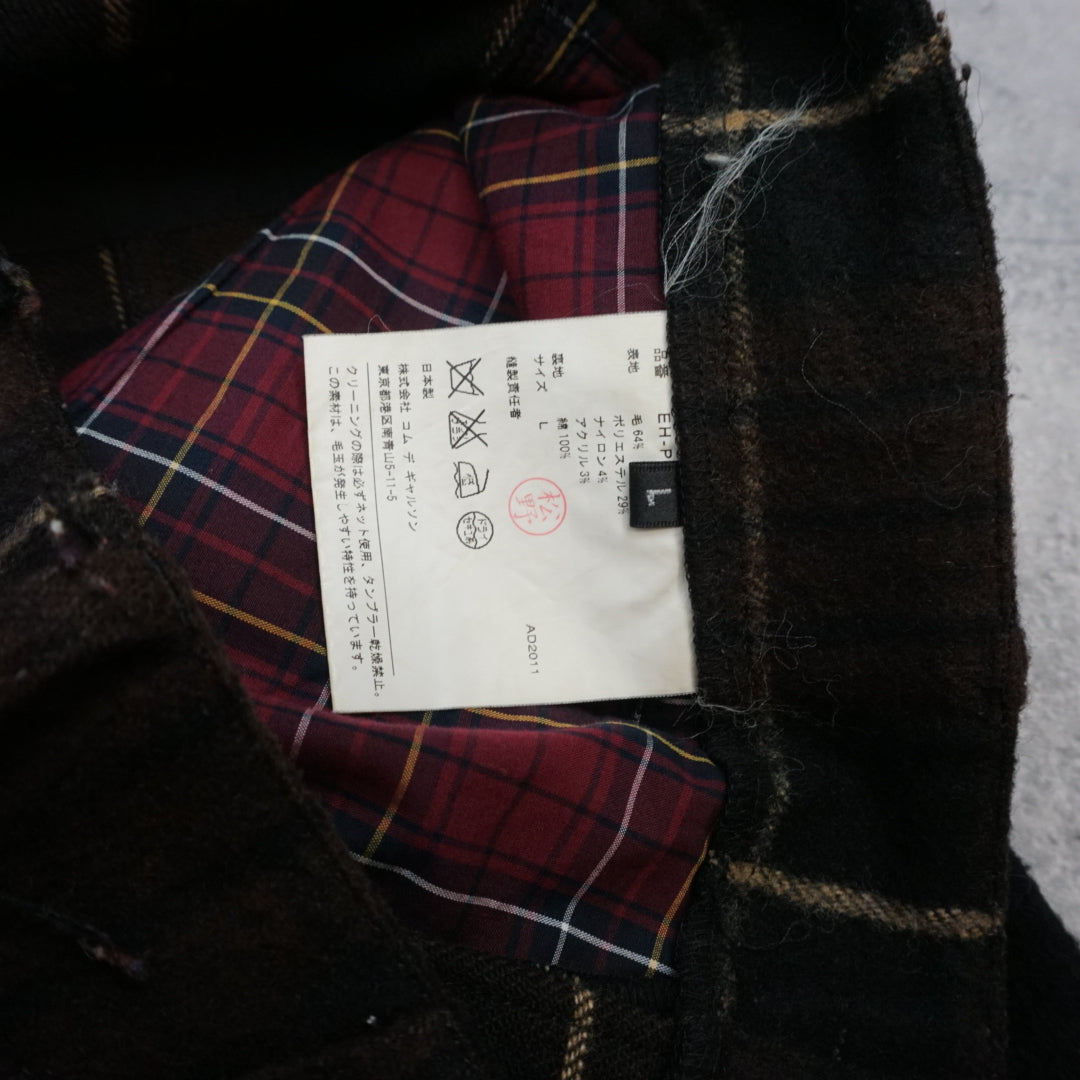 Comme des Garçons Plaid Drop Crotch Pants