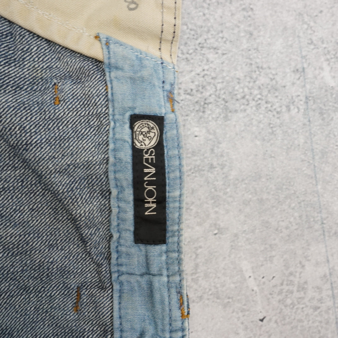 2000s Sean John Baggy Embroidered Jeans