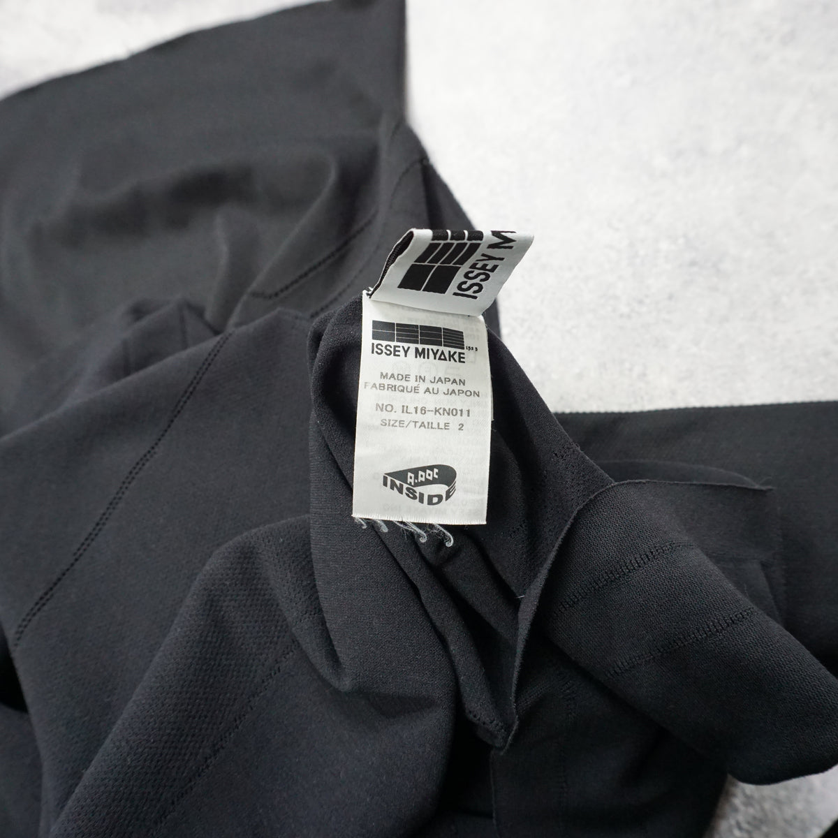 Issey Miyake Geometric Turtleneck Top
