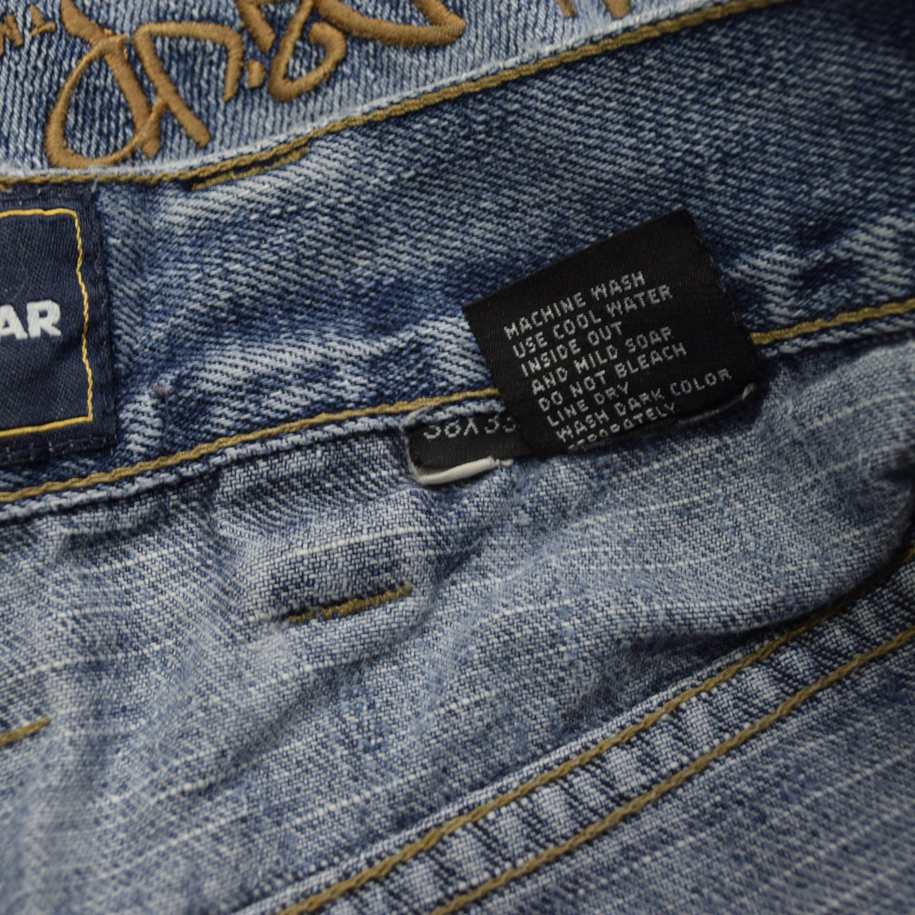 90s Hedz-Up  Distressed Relaxed Fit Jeans