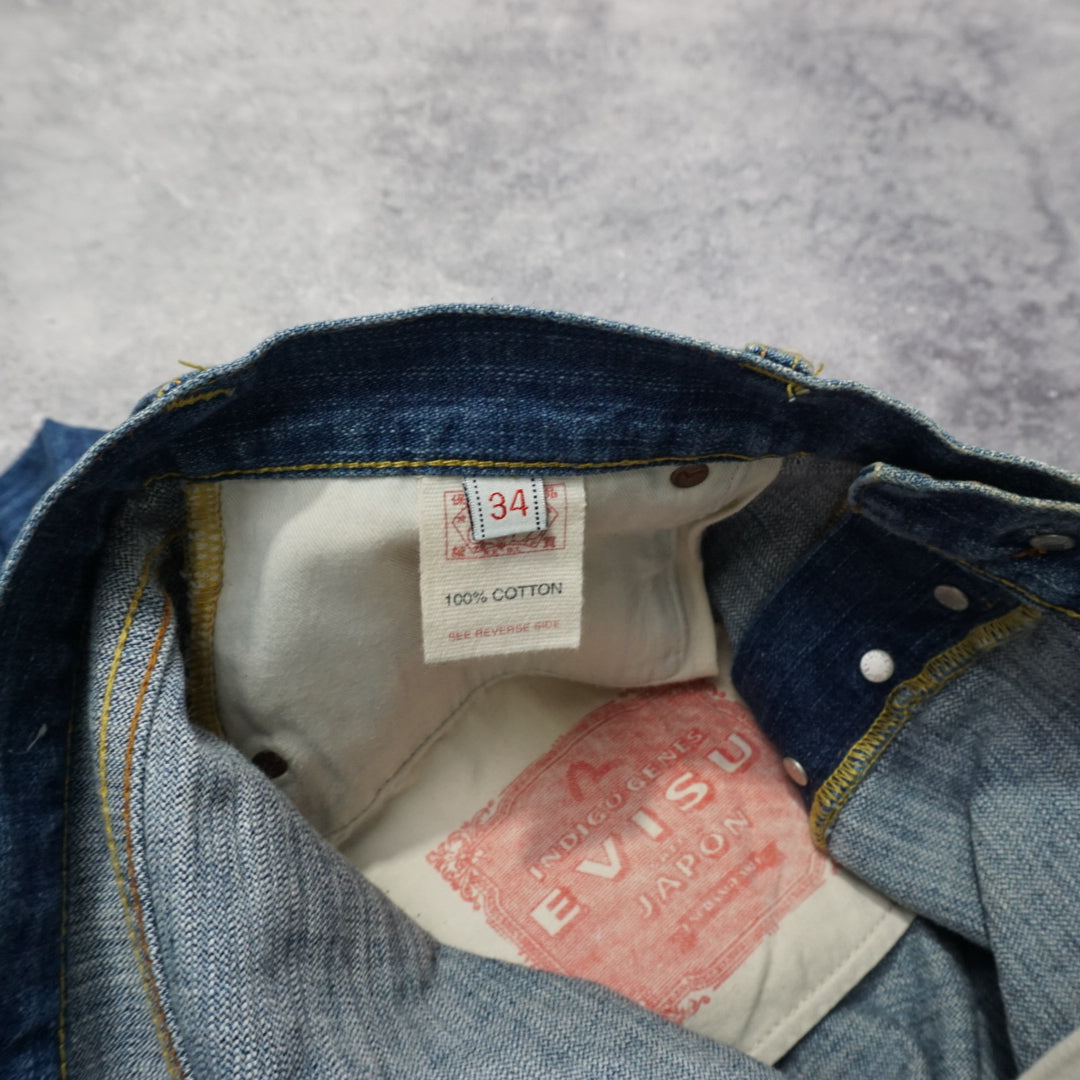 2000s Evisu Embroidered Jeans