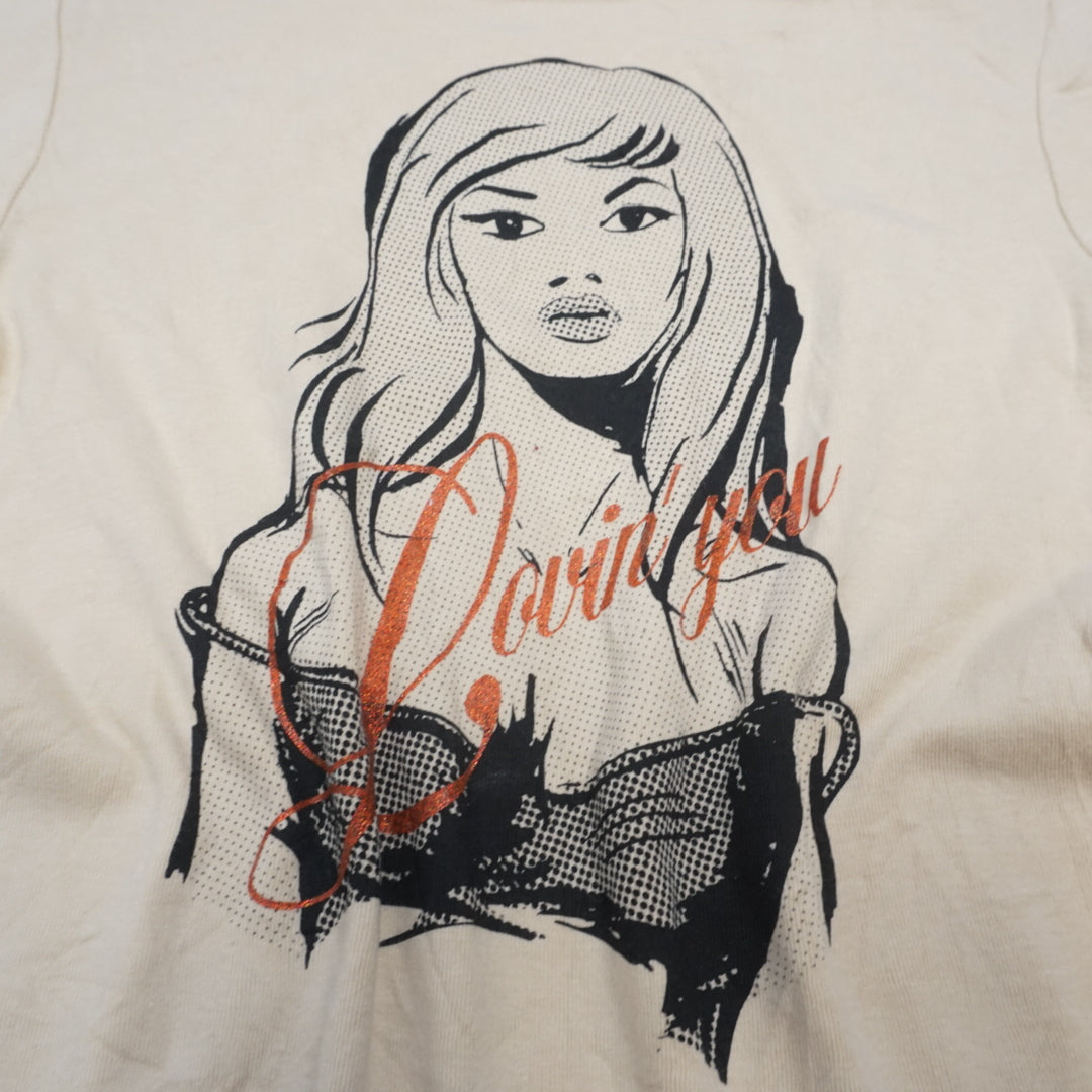 2000s Vivayou Graphic Pin-Up T-Shirt
