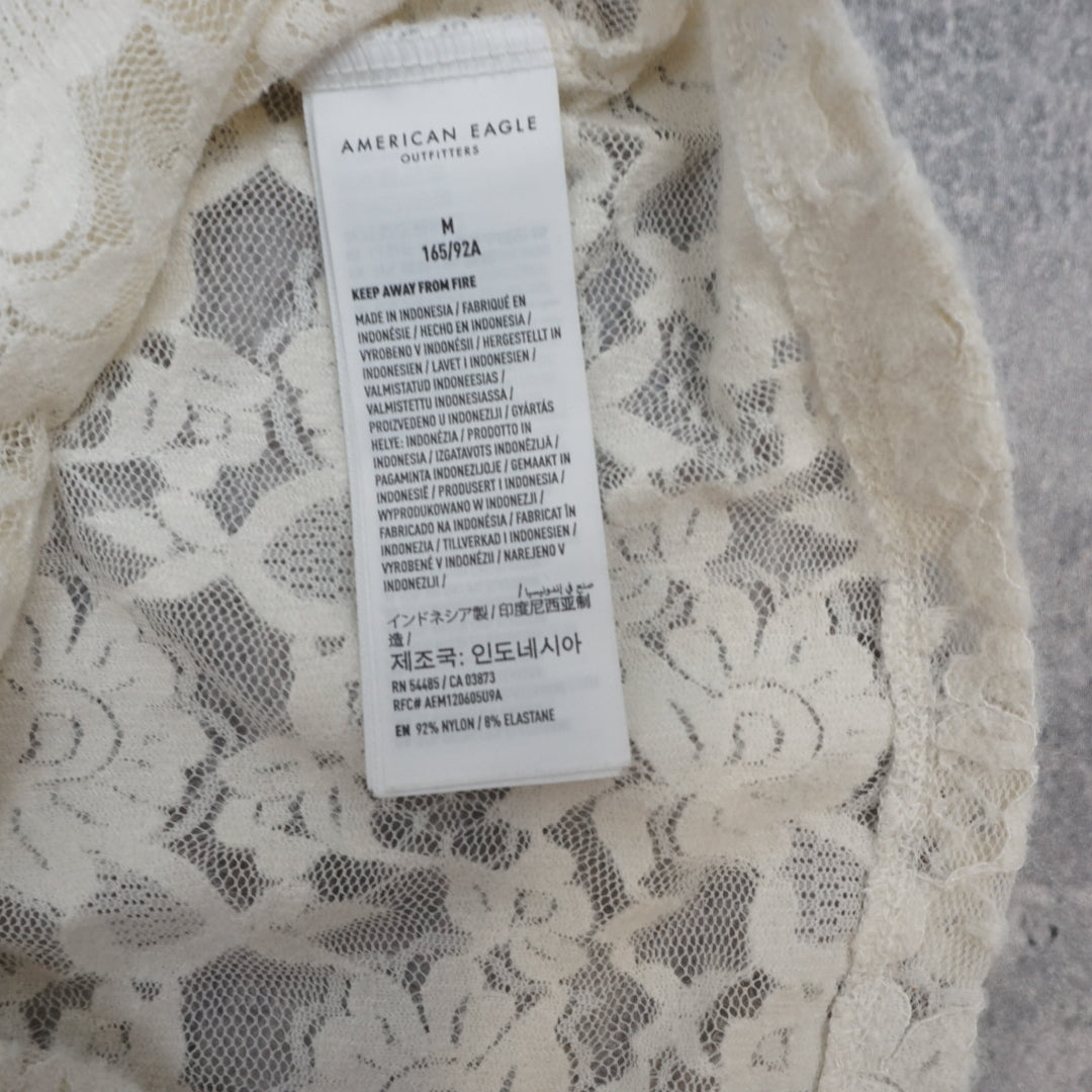 American Eagle Lace Tank Top Top