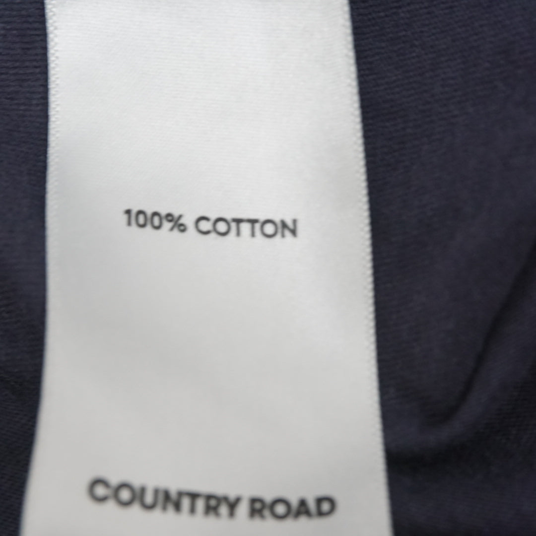 Country Road Embossed Oversized T-Shirt
