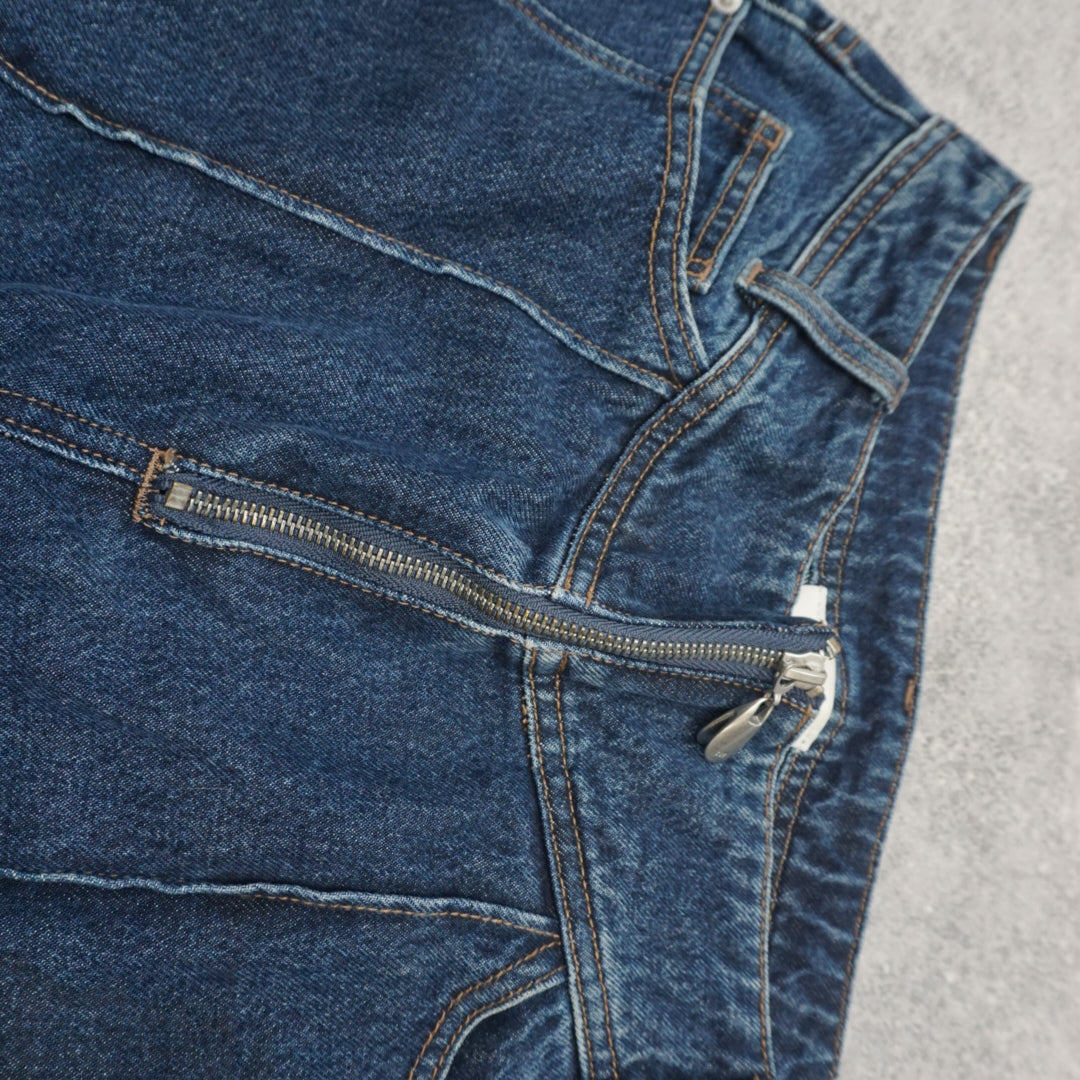 Cue Wide Leg Distressed Jeans
