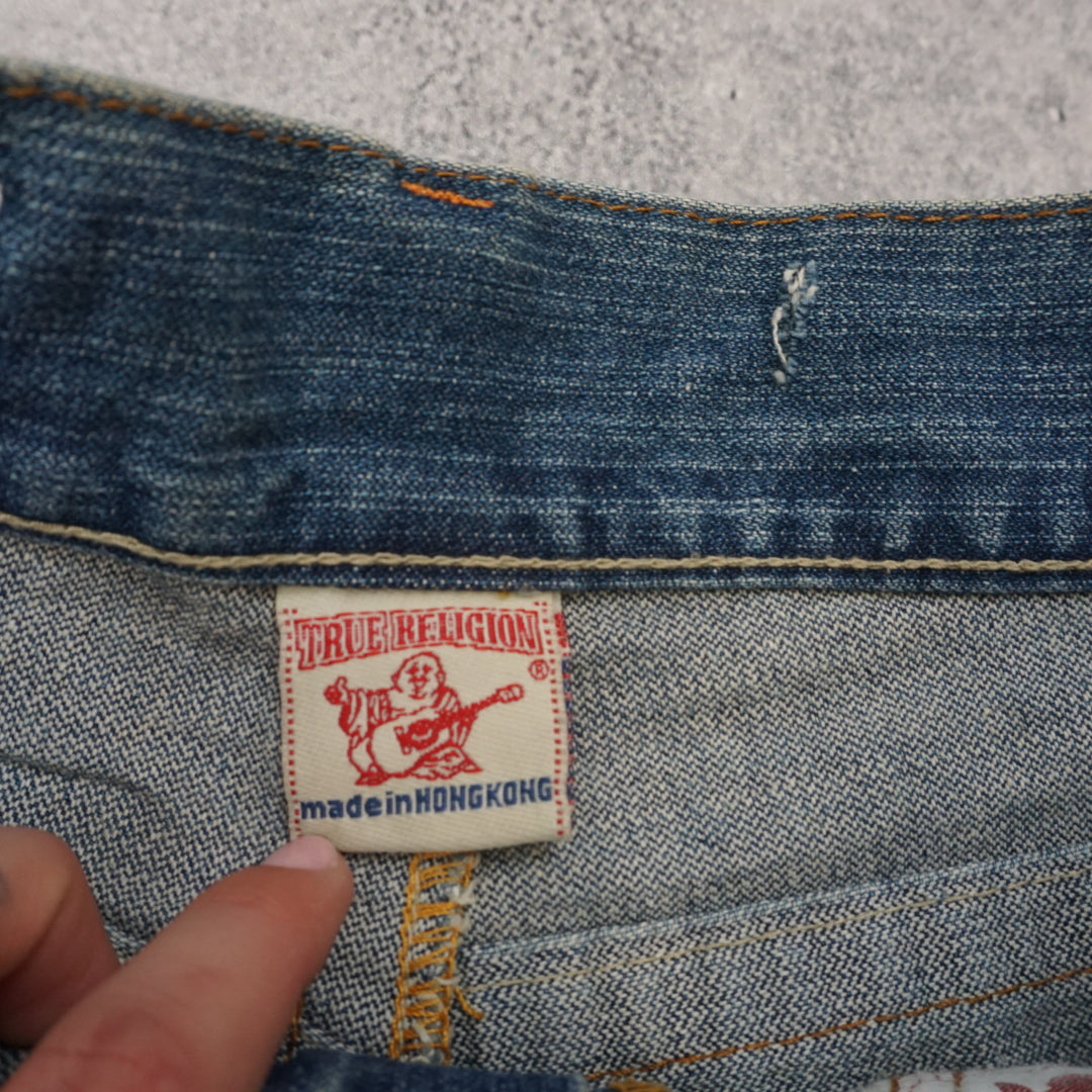2000s True Religion Denim Distressed Shorts
