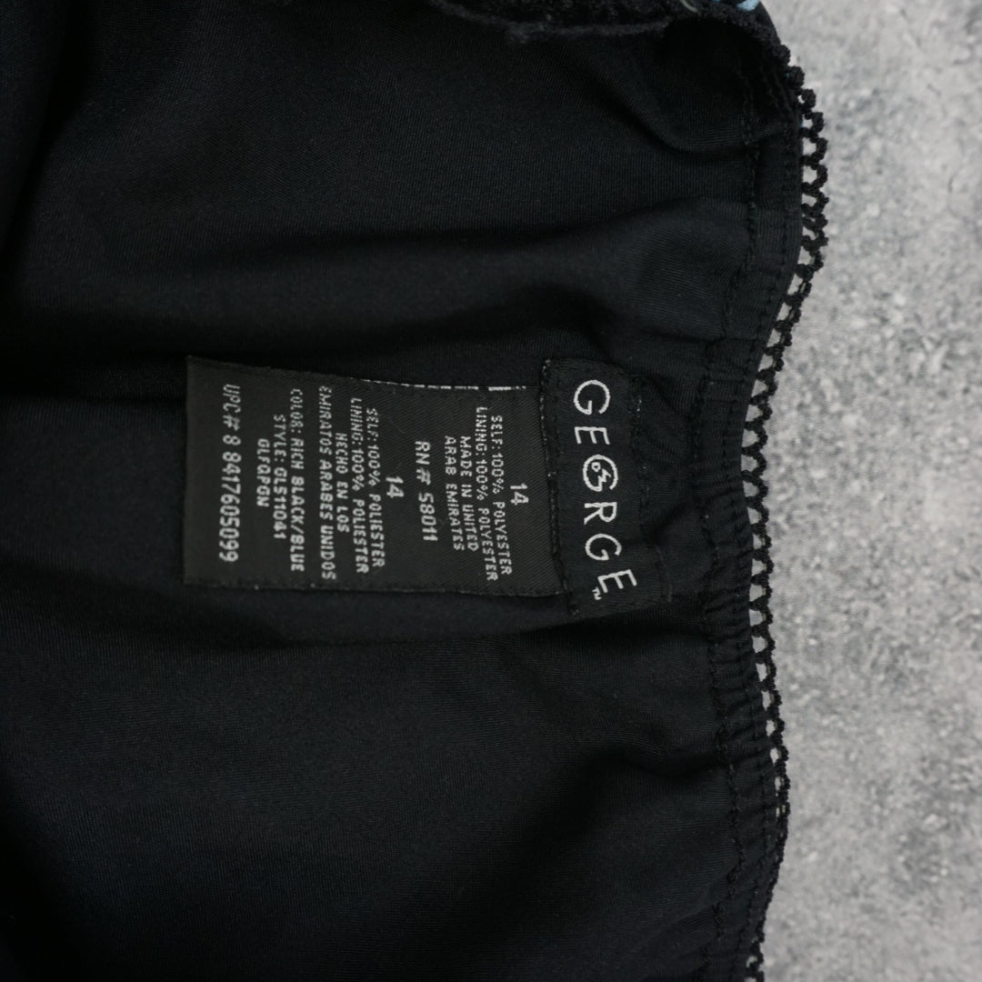 George Circle Print Skirt