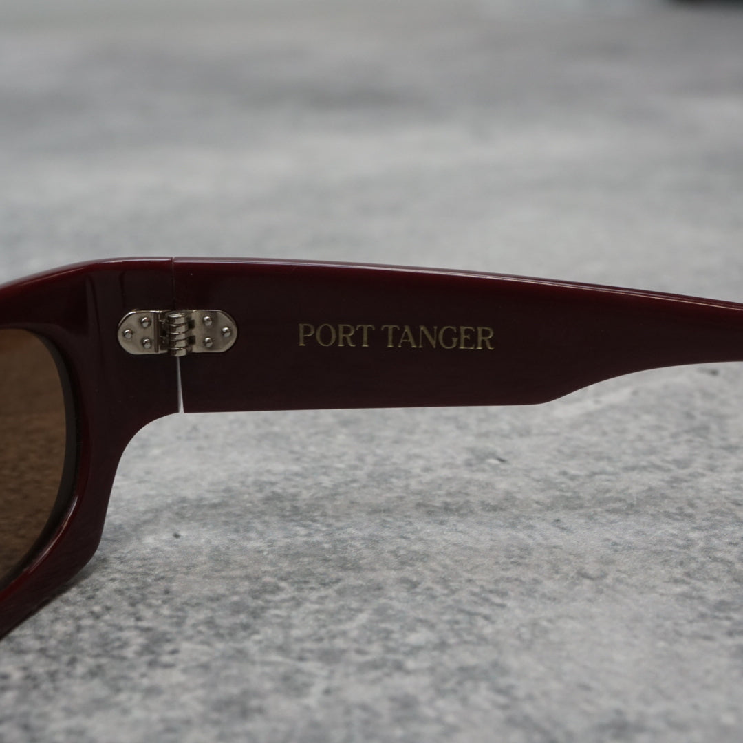 Port Tanger Burgundy Acetate Sunglasses