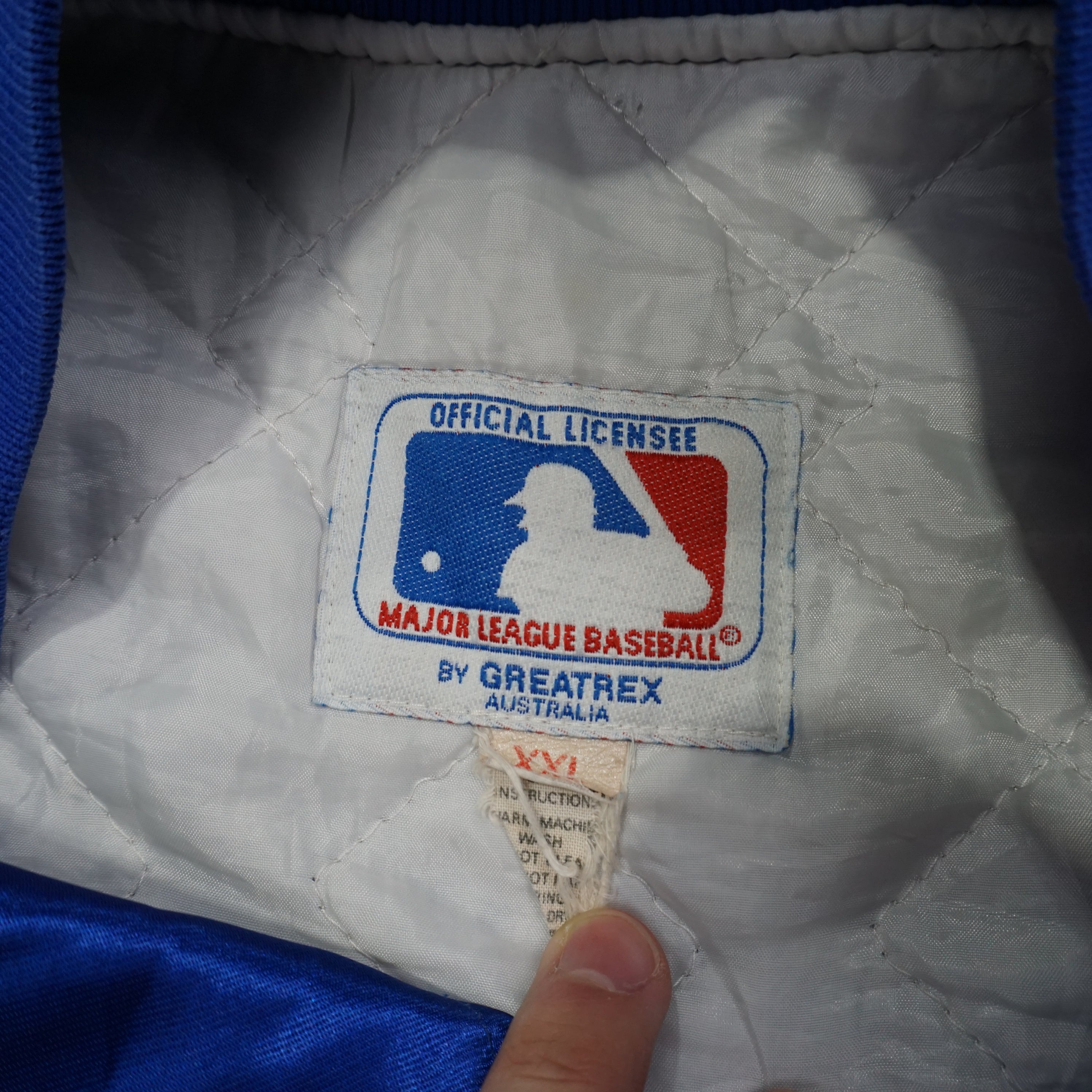 90s Greatrex Dodgers Satin Jacket