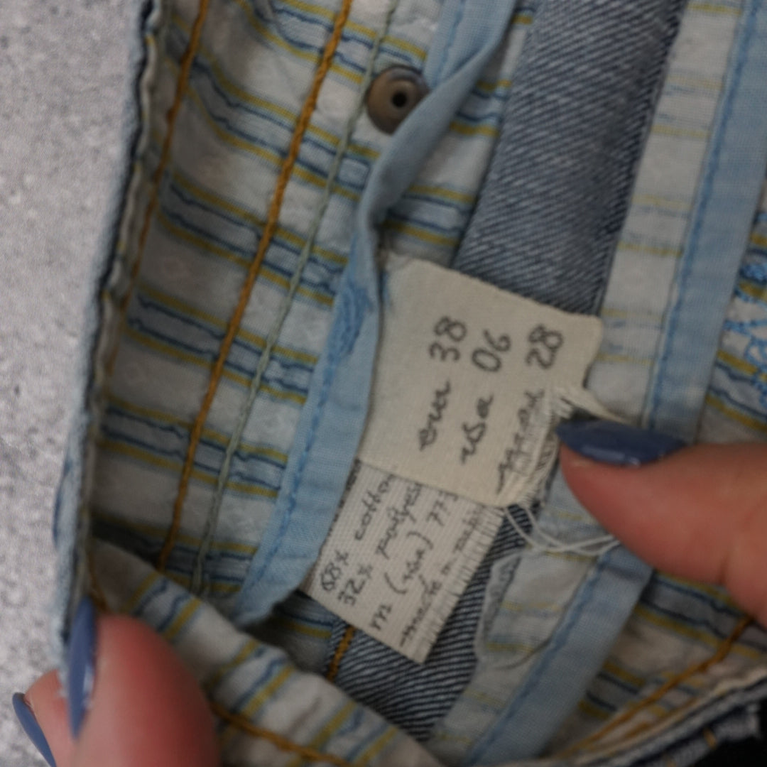 2000s sf denim Skirt