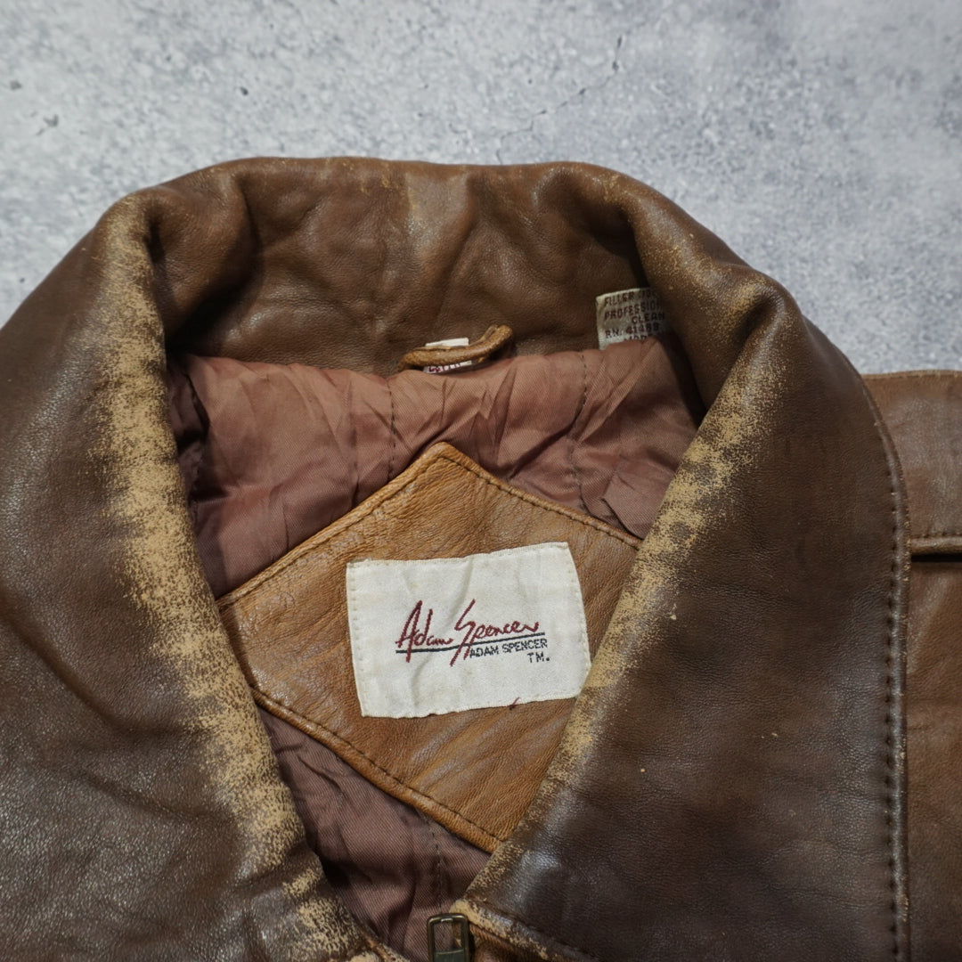 90s Alan Spencer Leather Jacket