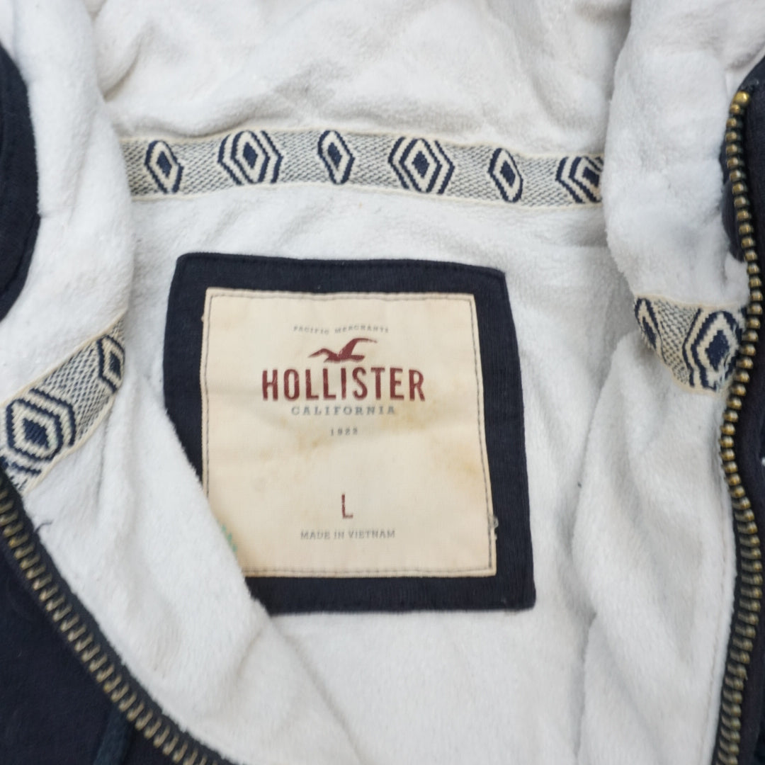 2000s Hollister Surf Co Fleece Lined Hoodie
