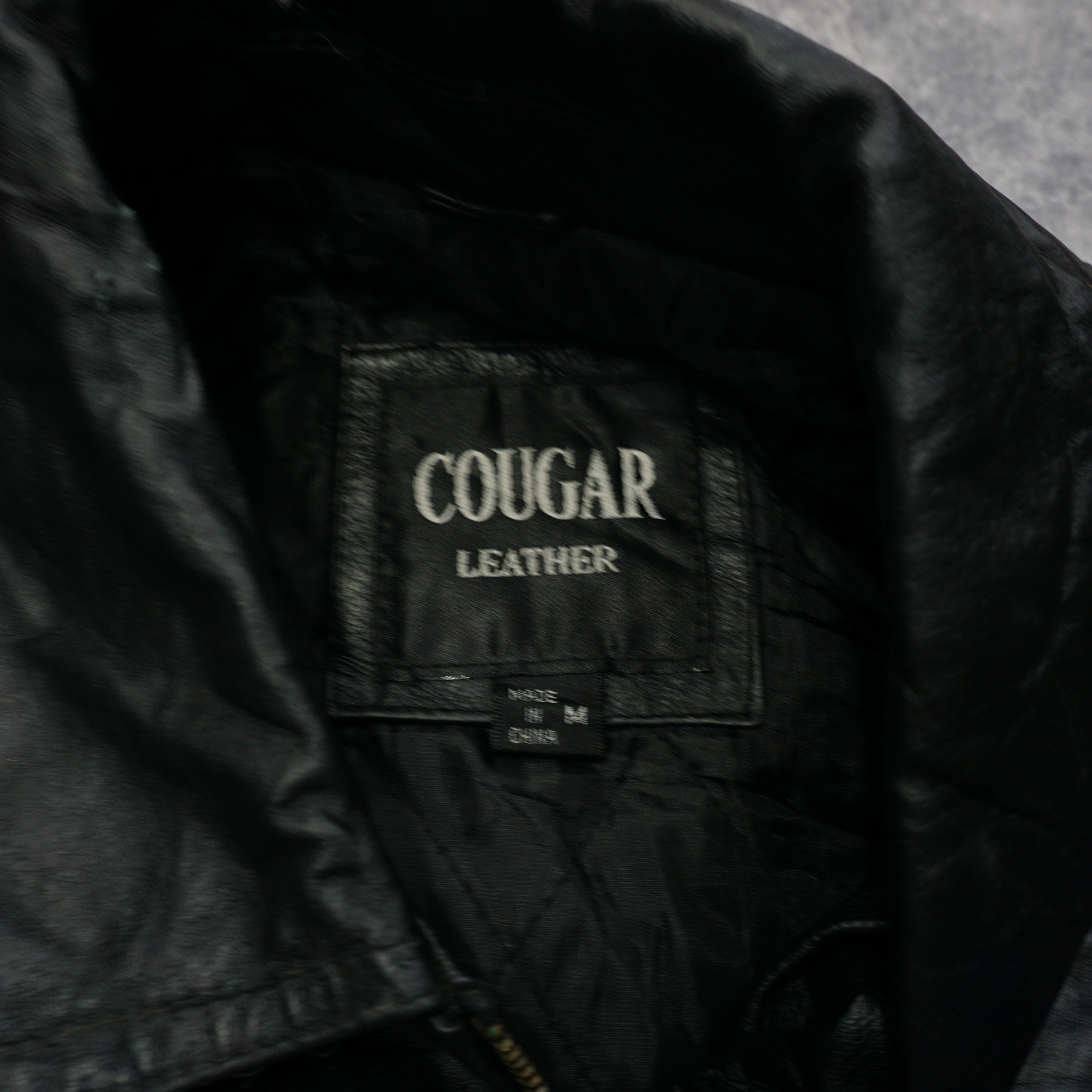 90s Cougar Leather Jacket