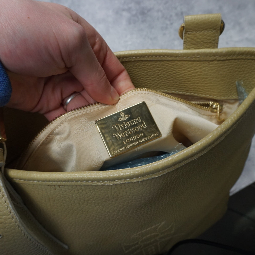 Vivienne Westwood Leather Tote Bag