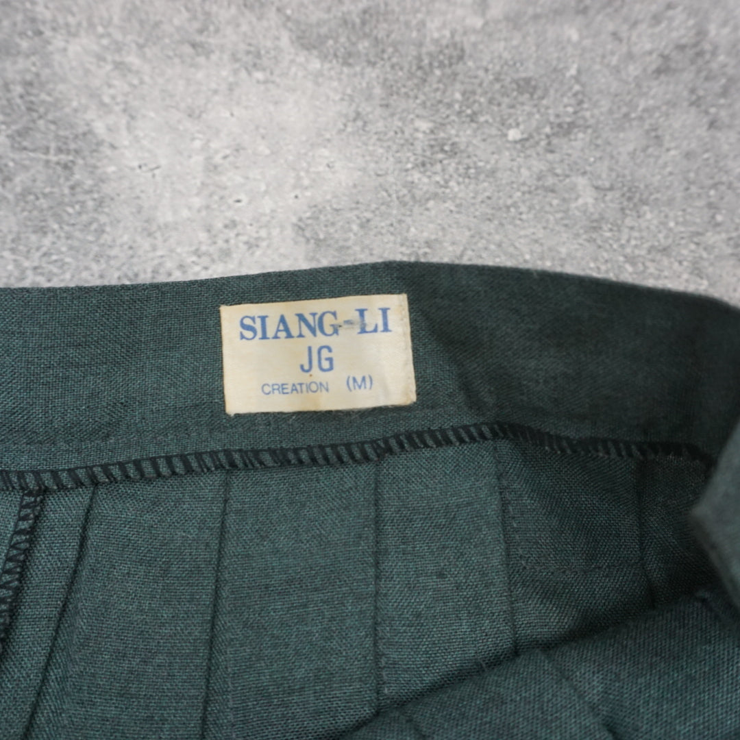 Siang-Li Pleated A-Line Skirt