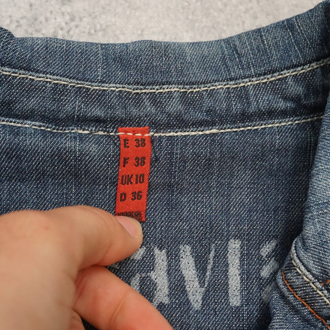 2000s Jocavi Fitted Stretch Denim Jacket