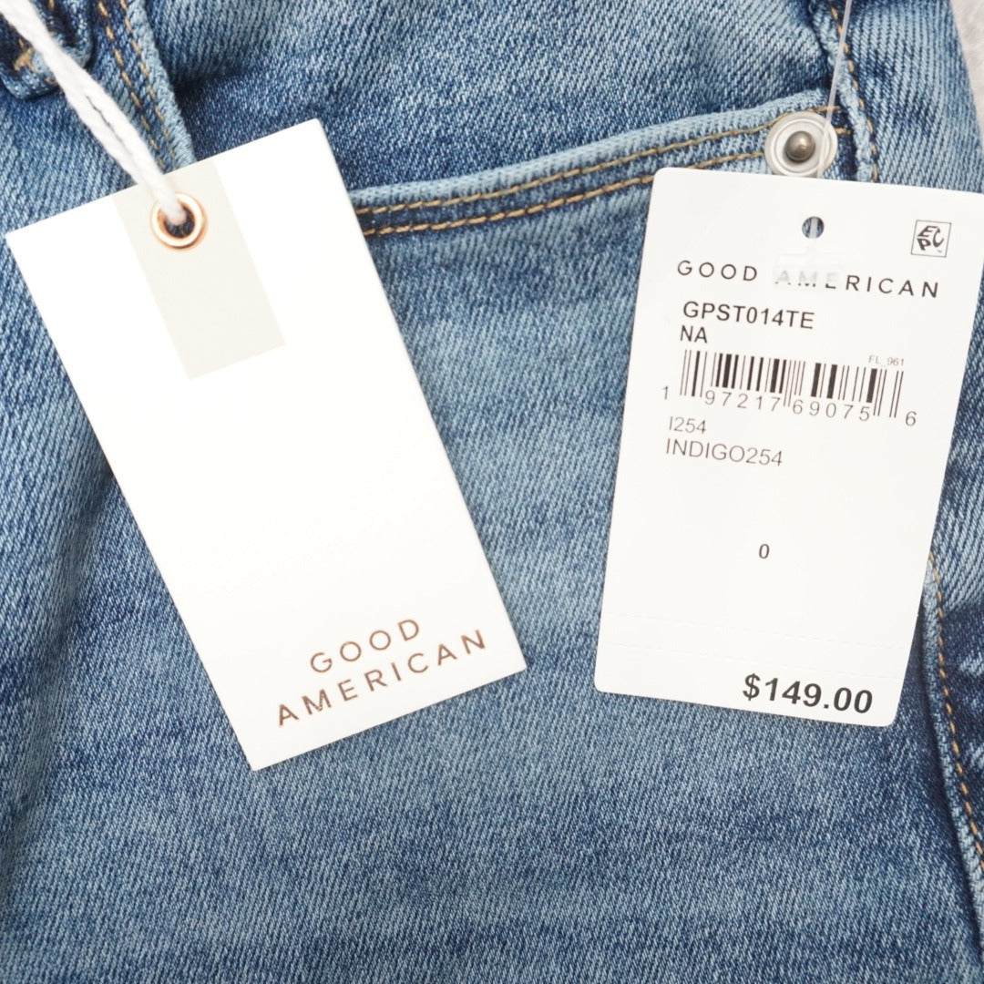 Good American Petite Straight Jeans
