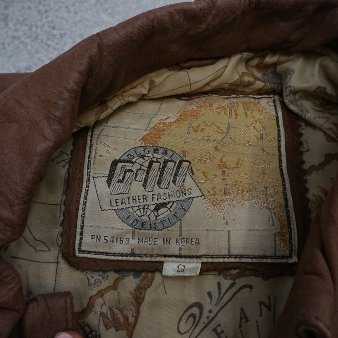 90s Rmll Leather Fashion Jacket