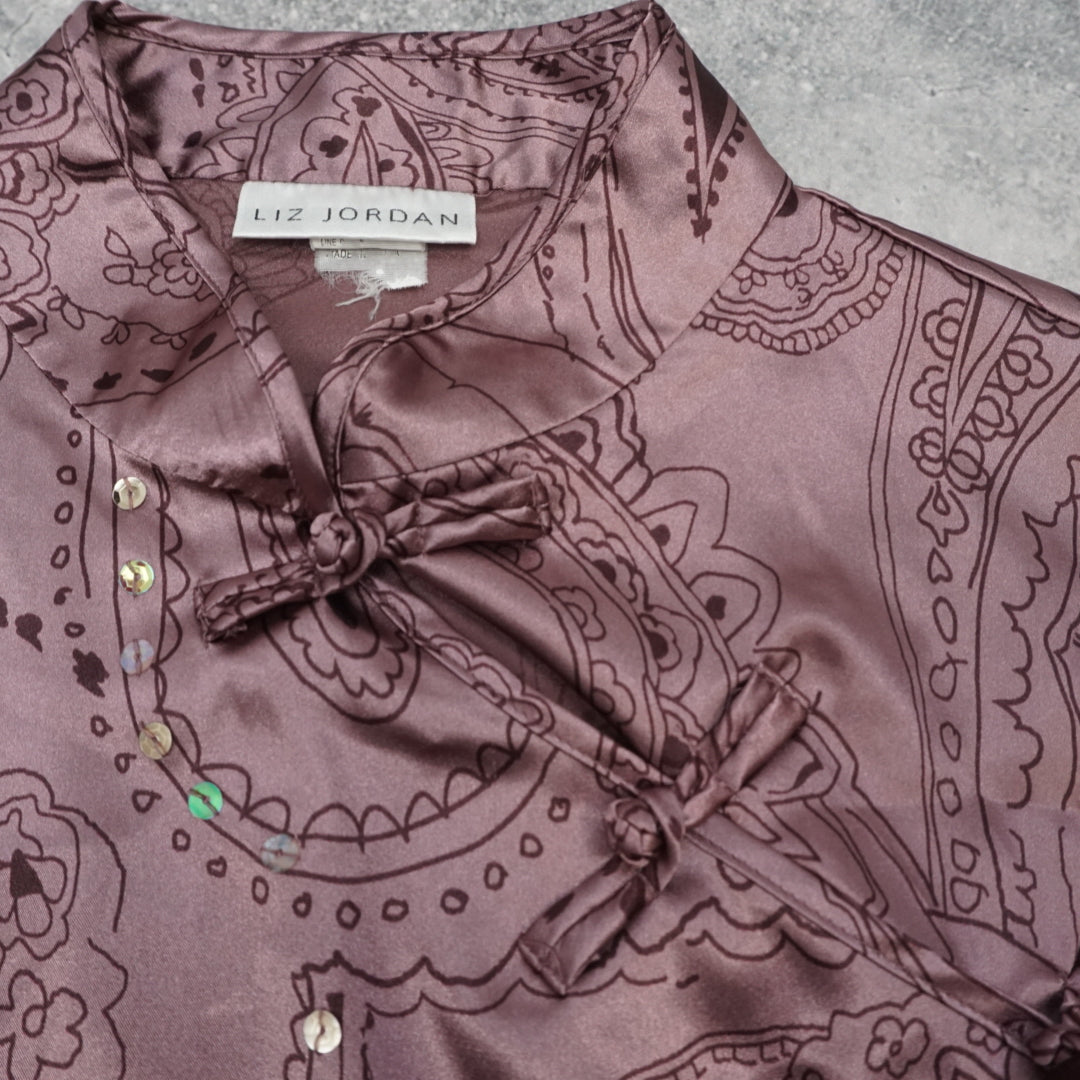 Liz Jordan Paisley Print Shirt