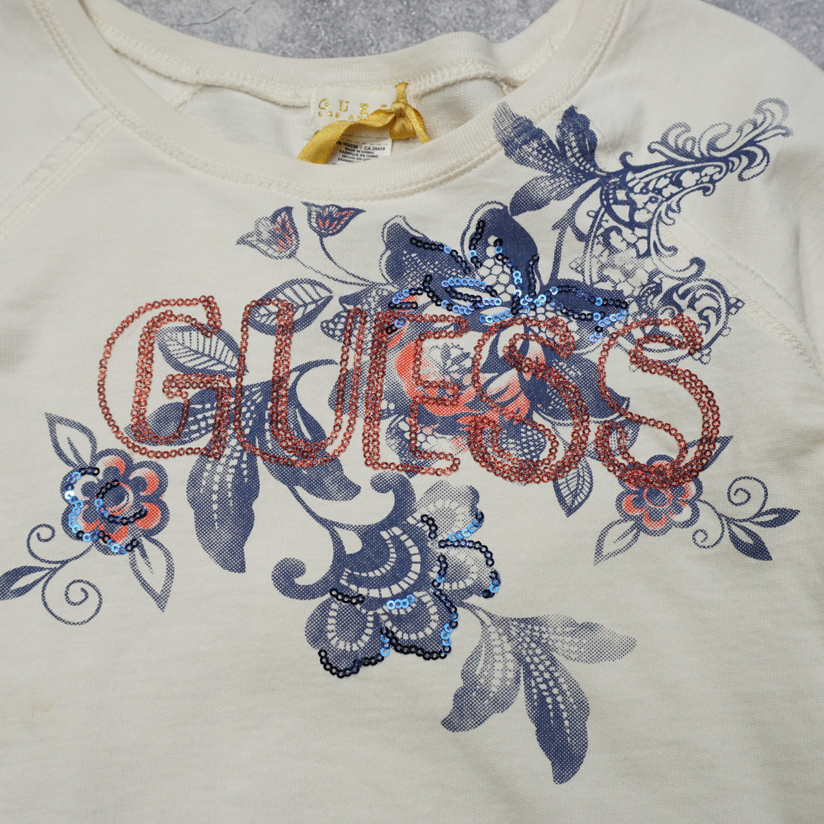 Guess Floral Graphic Sweater