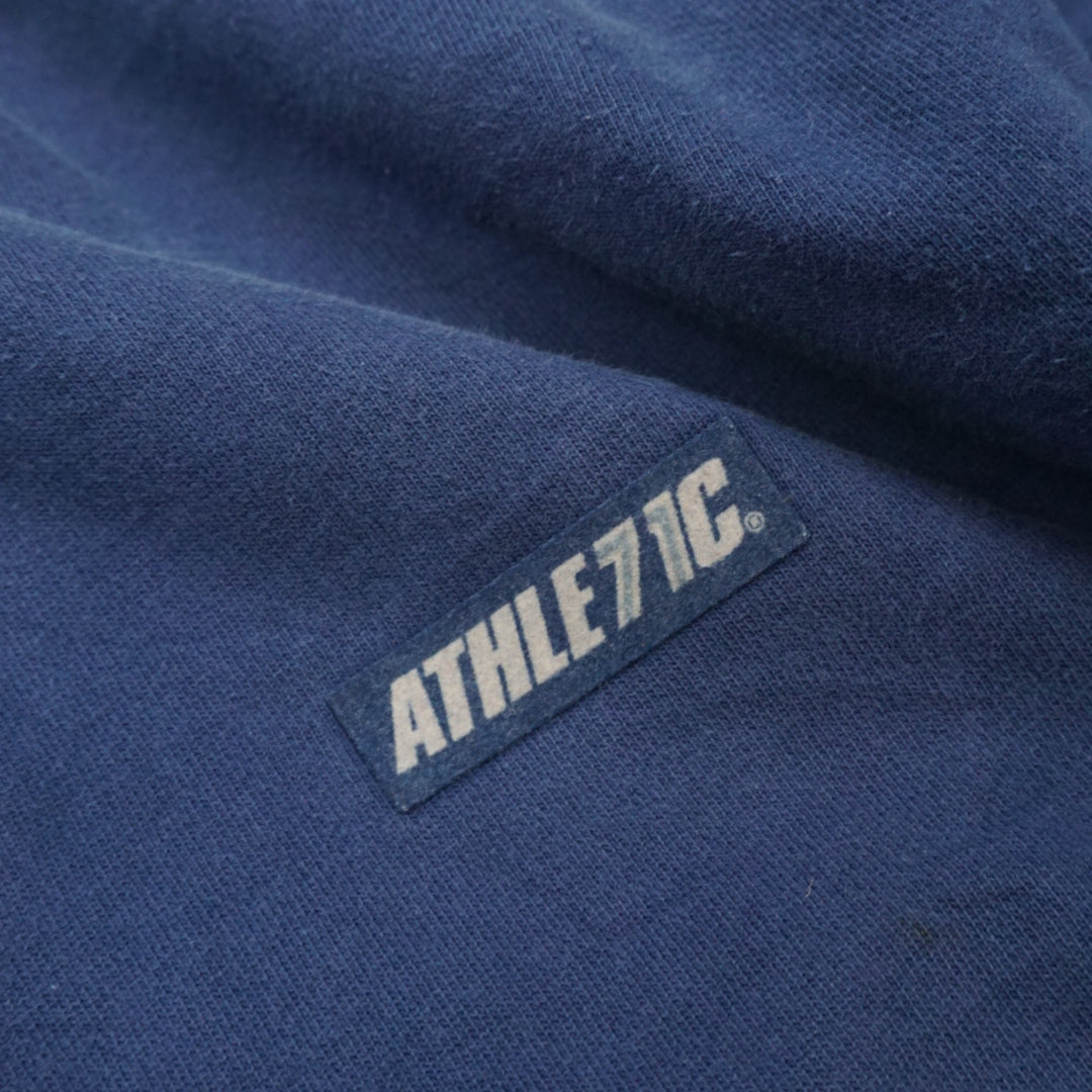 2000s Nike Athletic Striped Quarter Zip Sweater