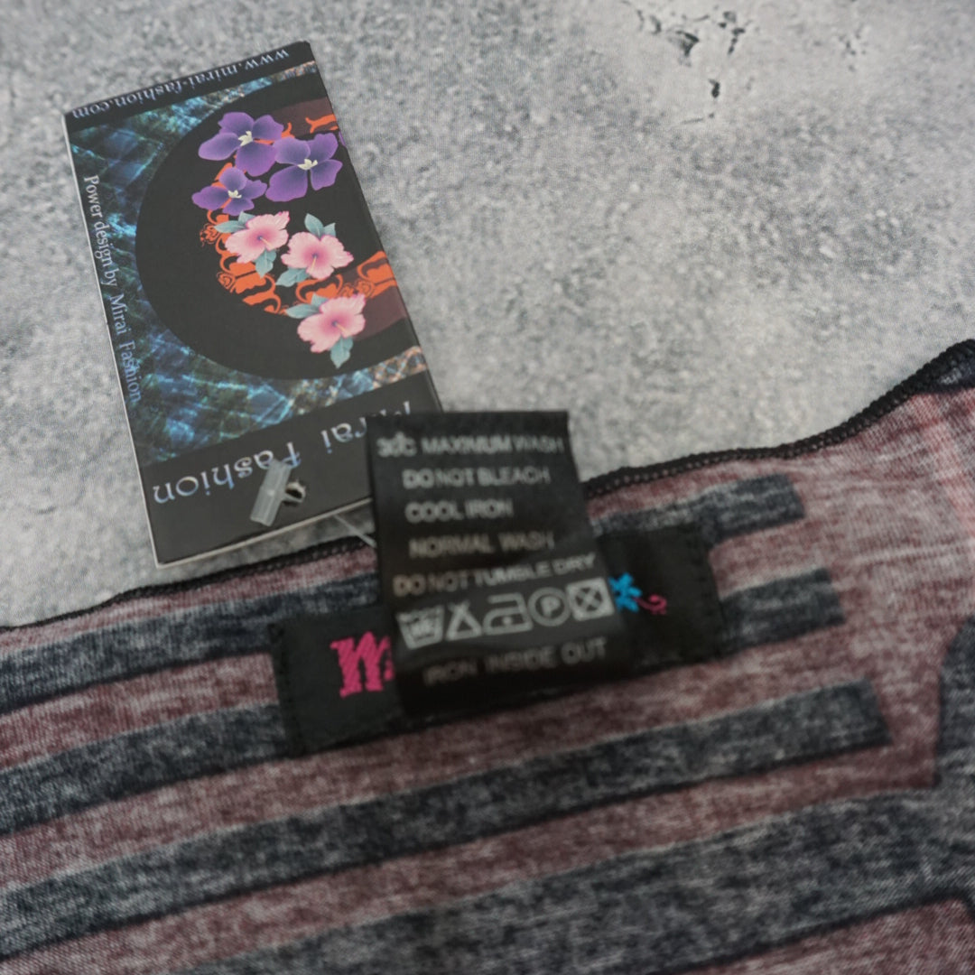 2000s Mirai Fashion Graphic Printed Top