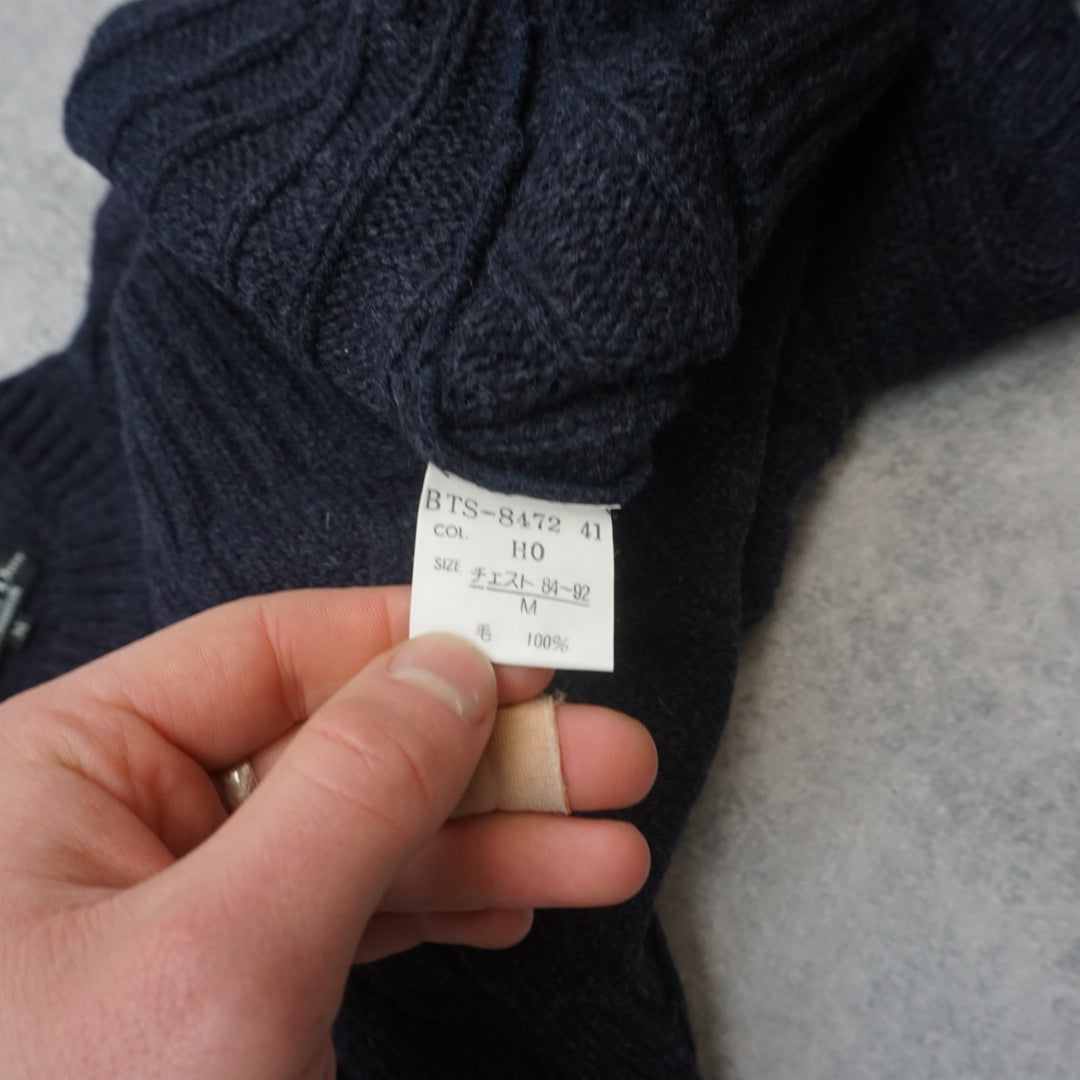 90s Christian Dior Monsieur Cable Knit