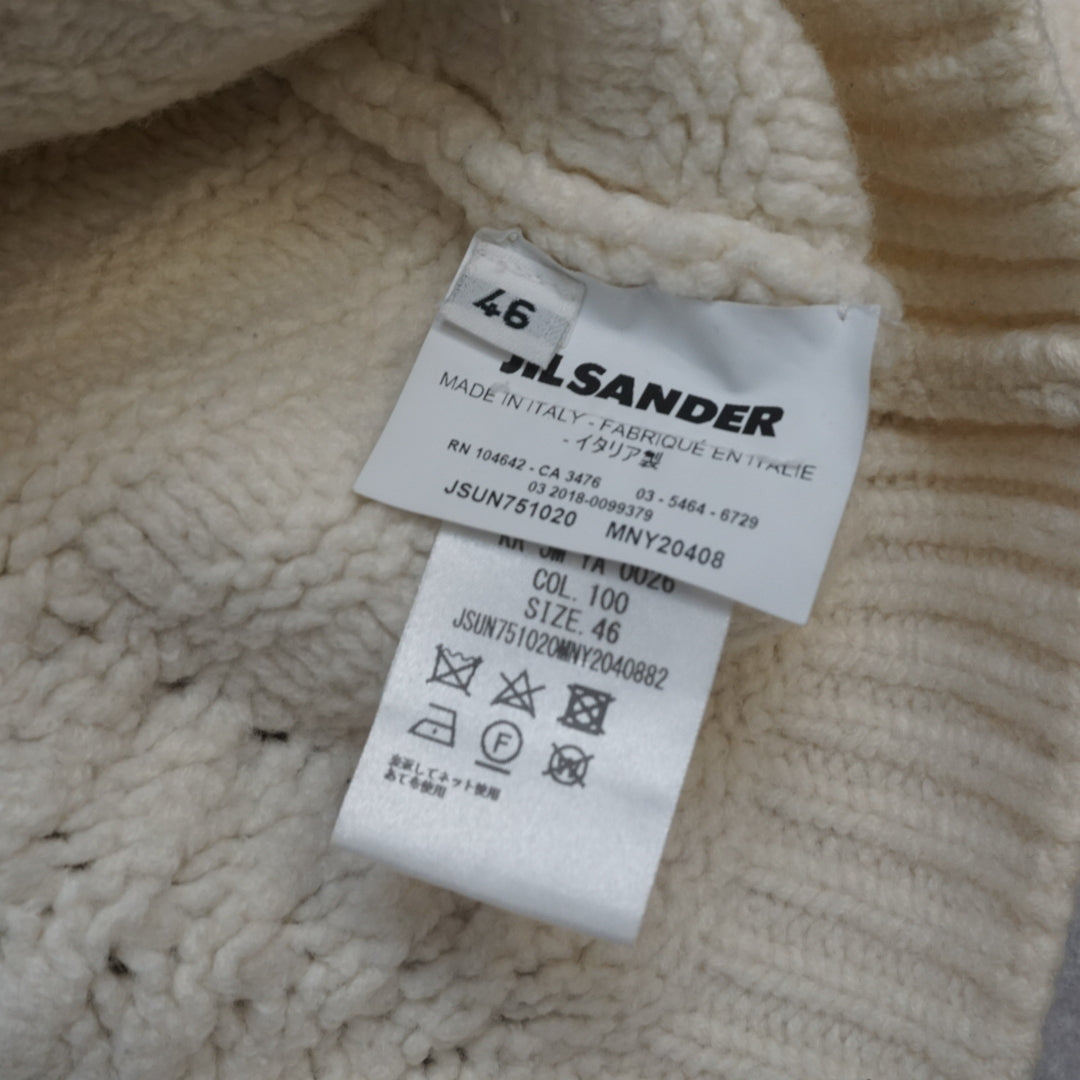 Jil Sander Chunky Cable Knit Sweater