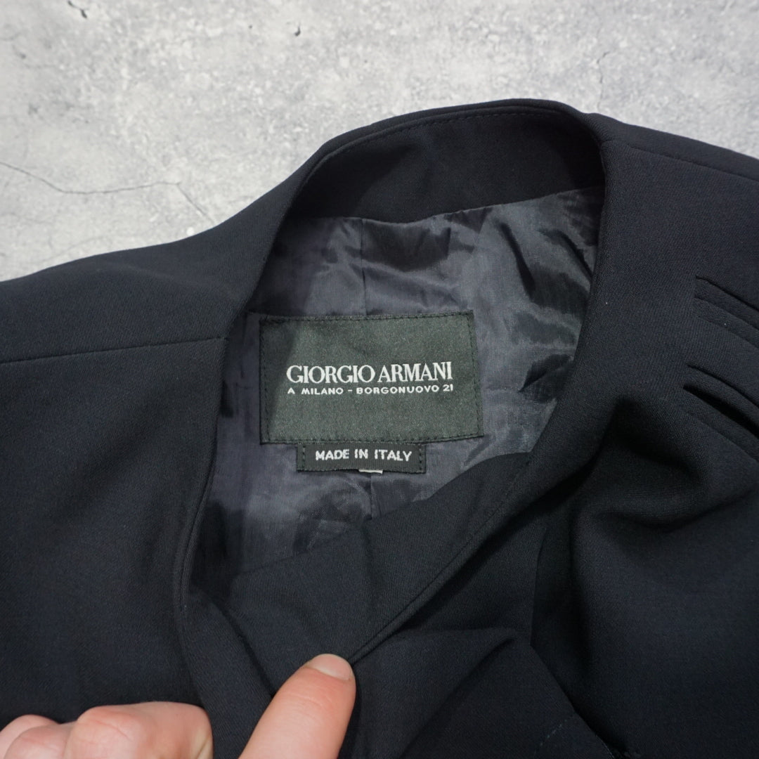 2000s Giorgio Armani Asymmetrical Closure Blazer