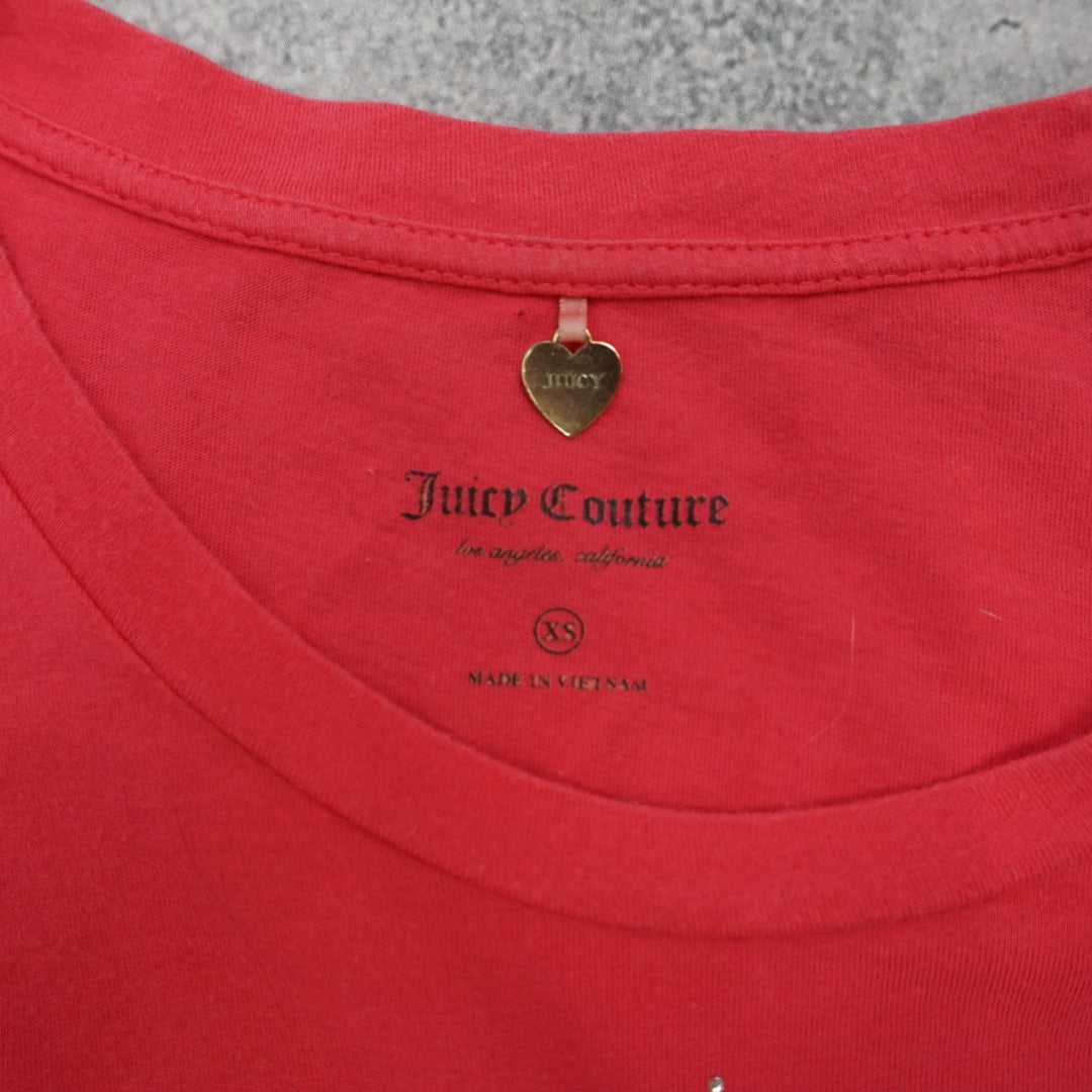 2000s Juicy Couture Crown Graphic T-Shirt
