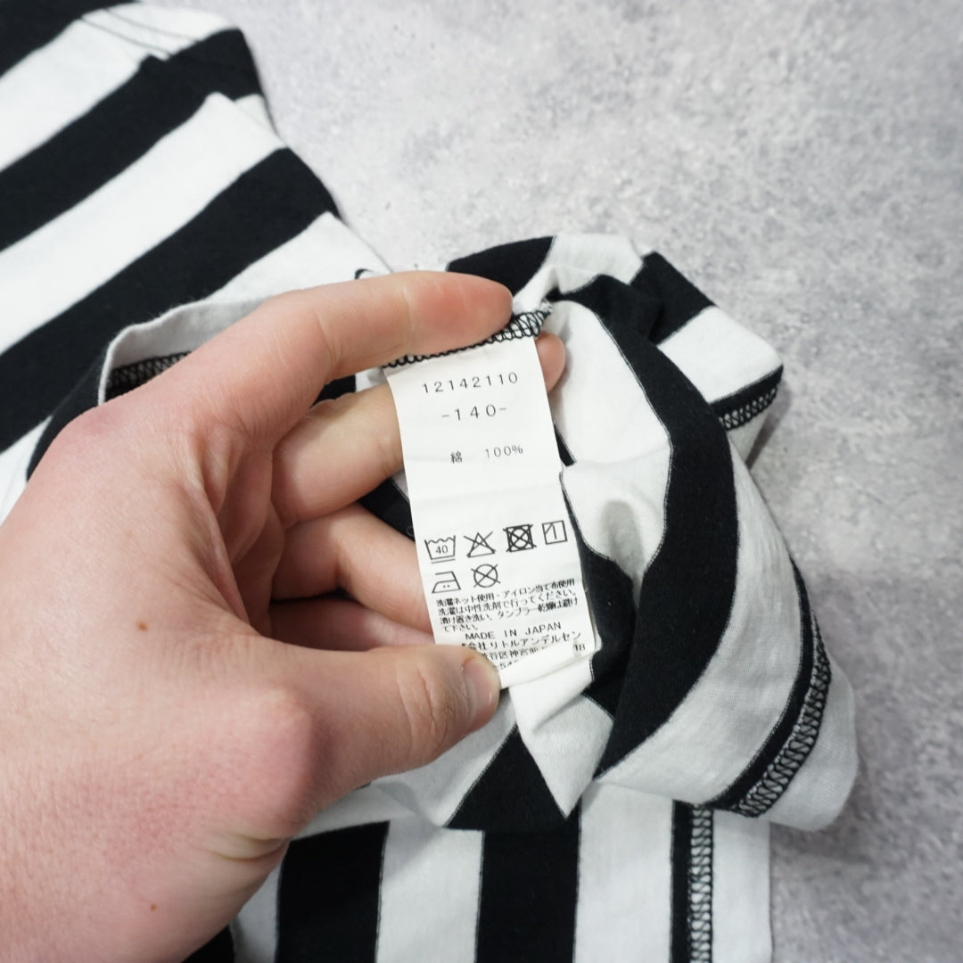 2000s Hysteric Glamour Striped Graphic Tank Top