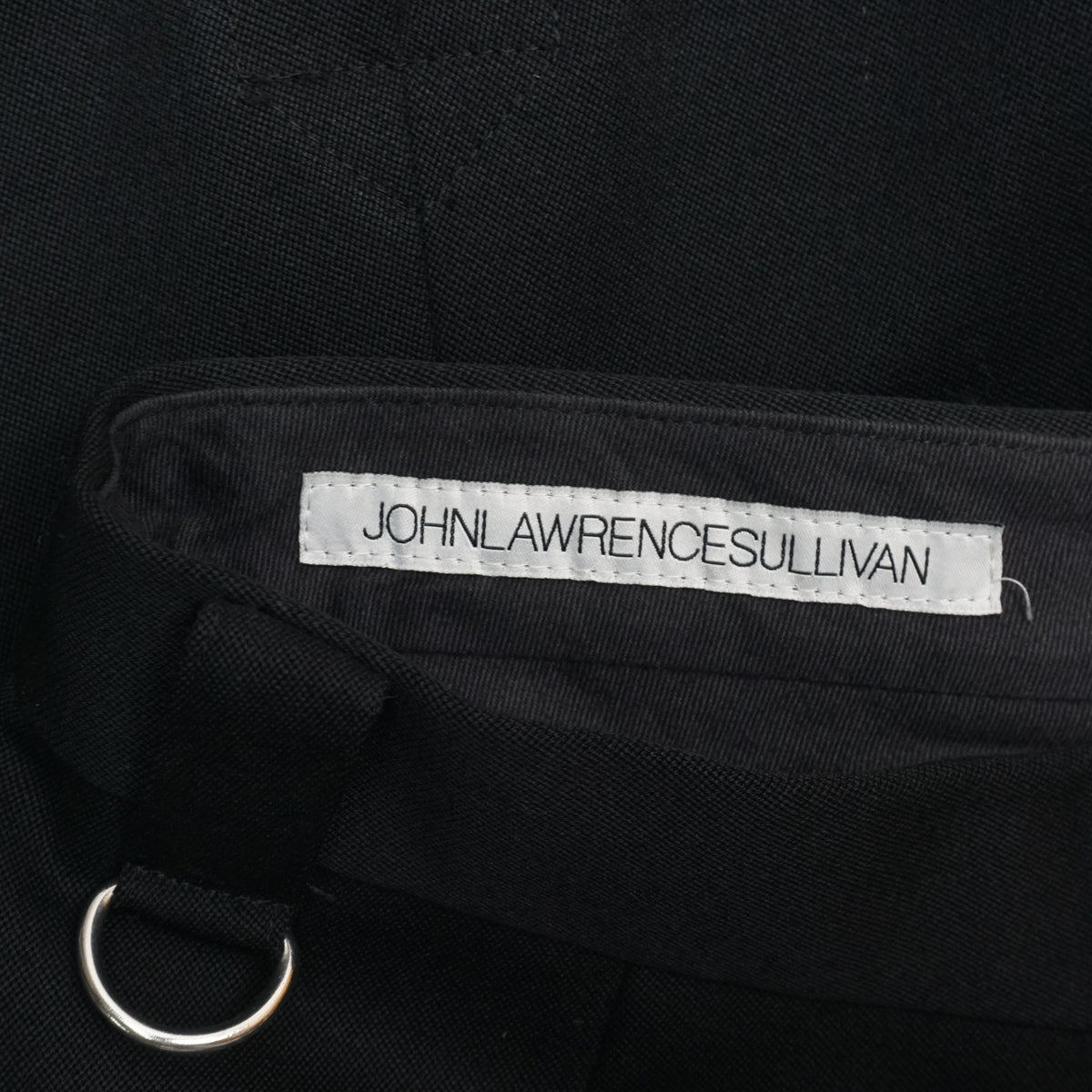 John Lawrence Sullivan Black Lace Up Pants