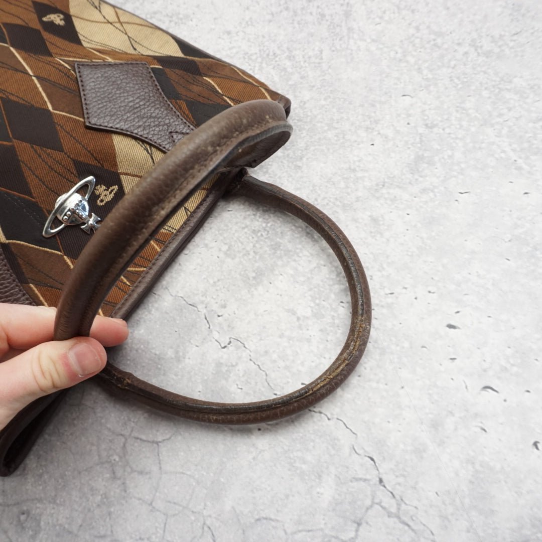 2000s Vivienne Westwood Patterned Handbag