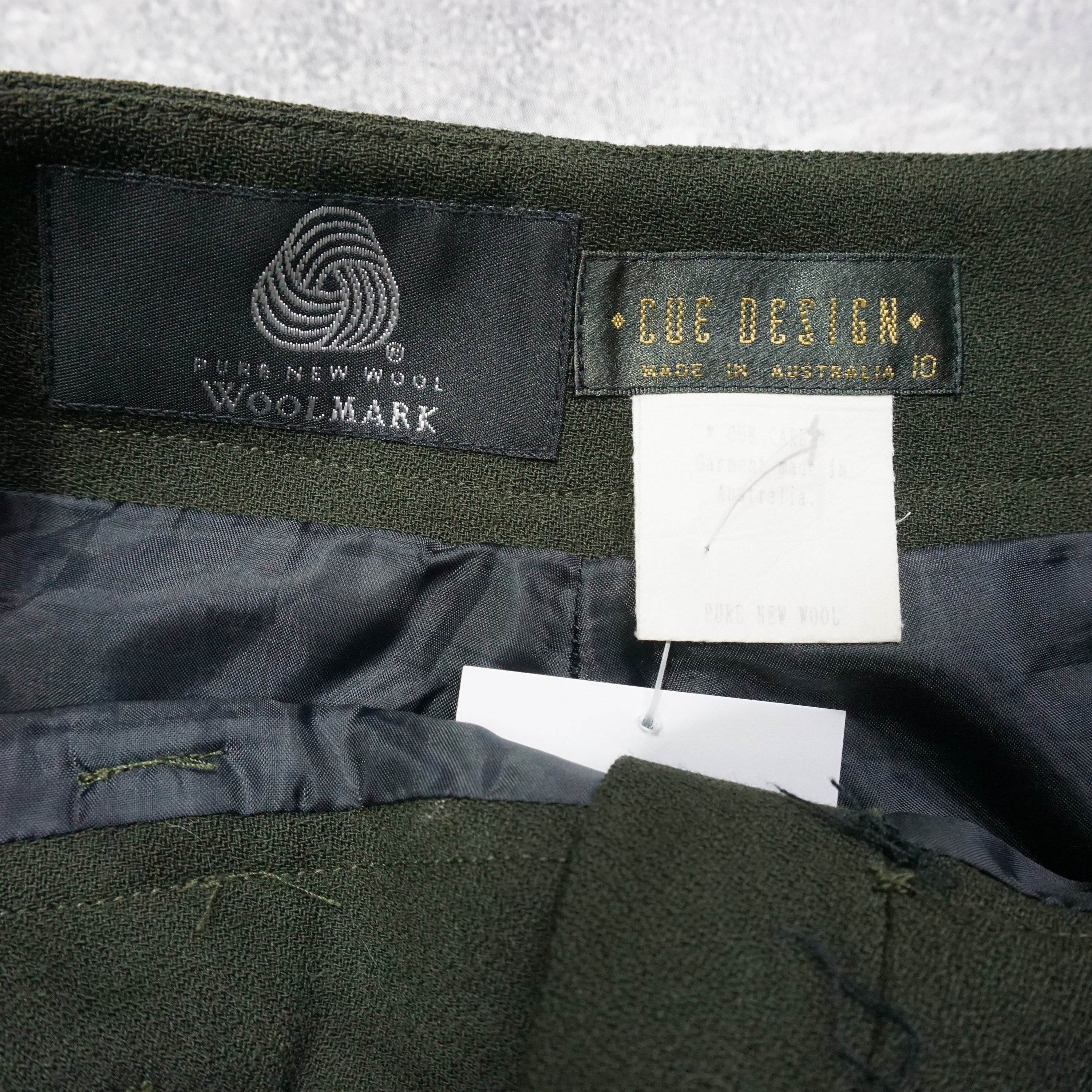 Cue Design Pure New Wool Flared Pants