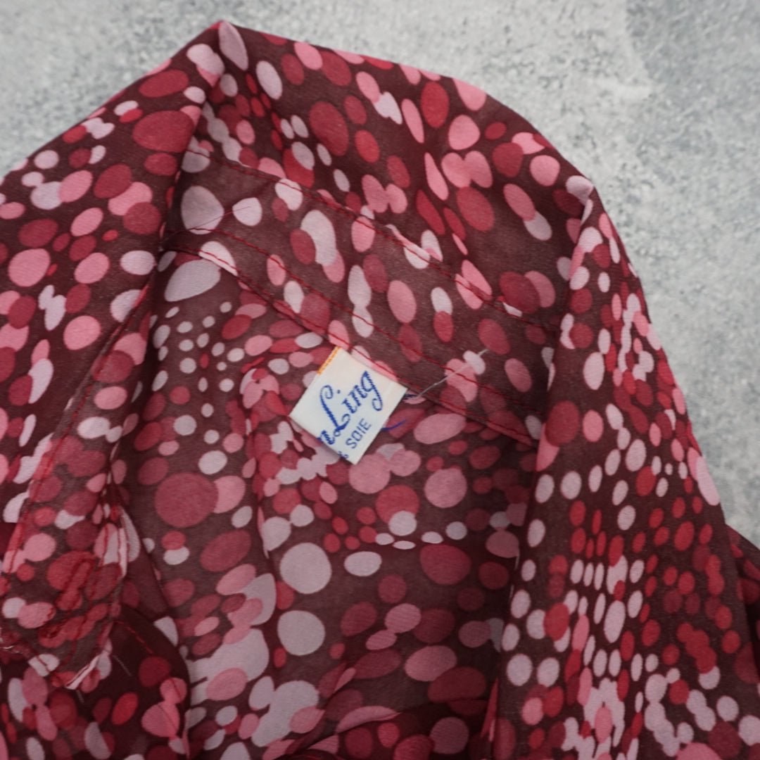 2000s Sunling Patterned Floral Top Cami
