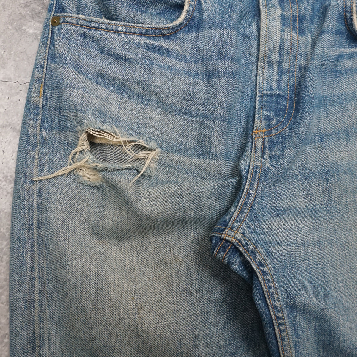 2000s Rag & Bone Selvedge Distressed  Jeans