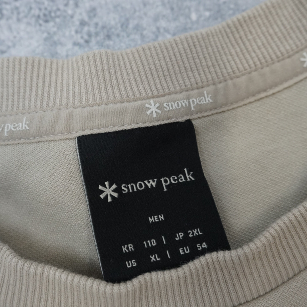 Snow Peak Back Logo Crewneck Sweatshirt