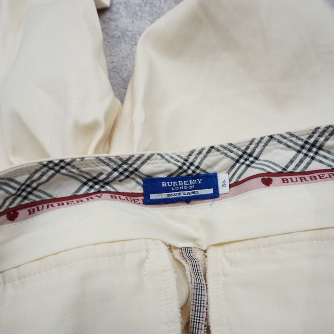 2000s Burberry Blue Label Flared Pants
